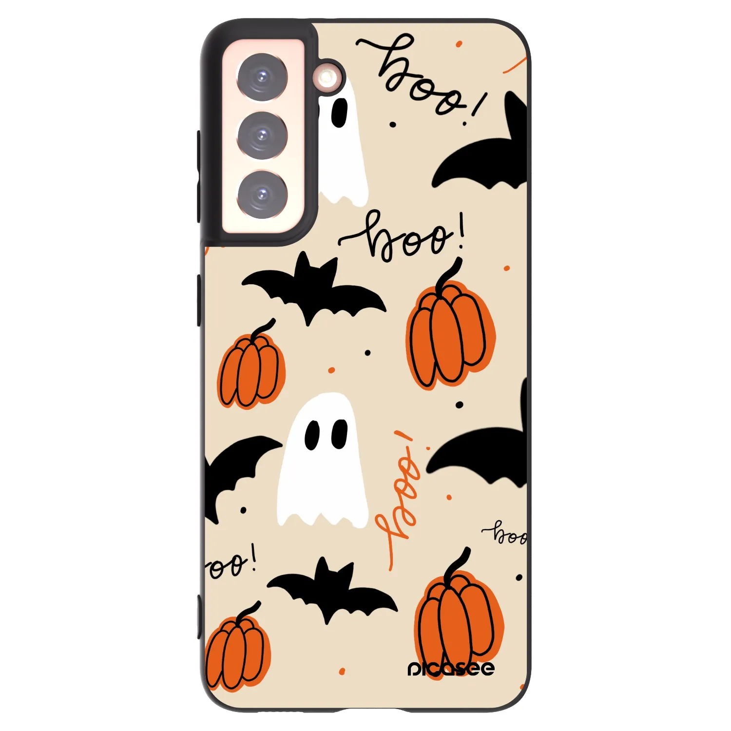 Picasee silikónový čierny obal pre Samsung Galaxy S21 5G G991B - Halloween 26
