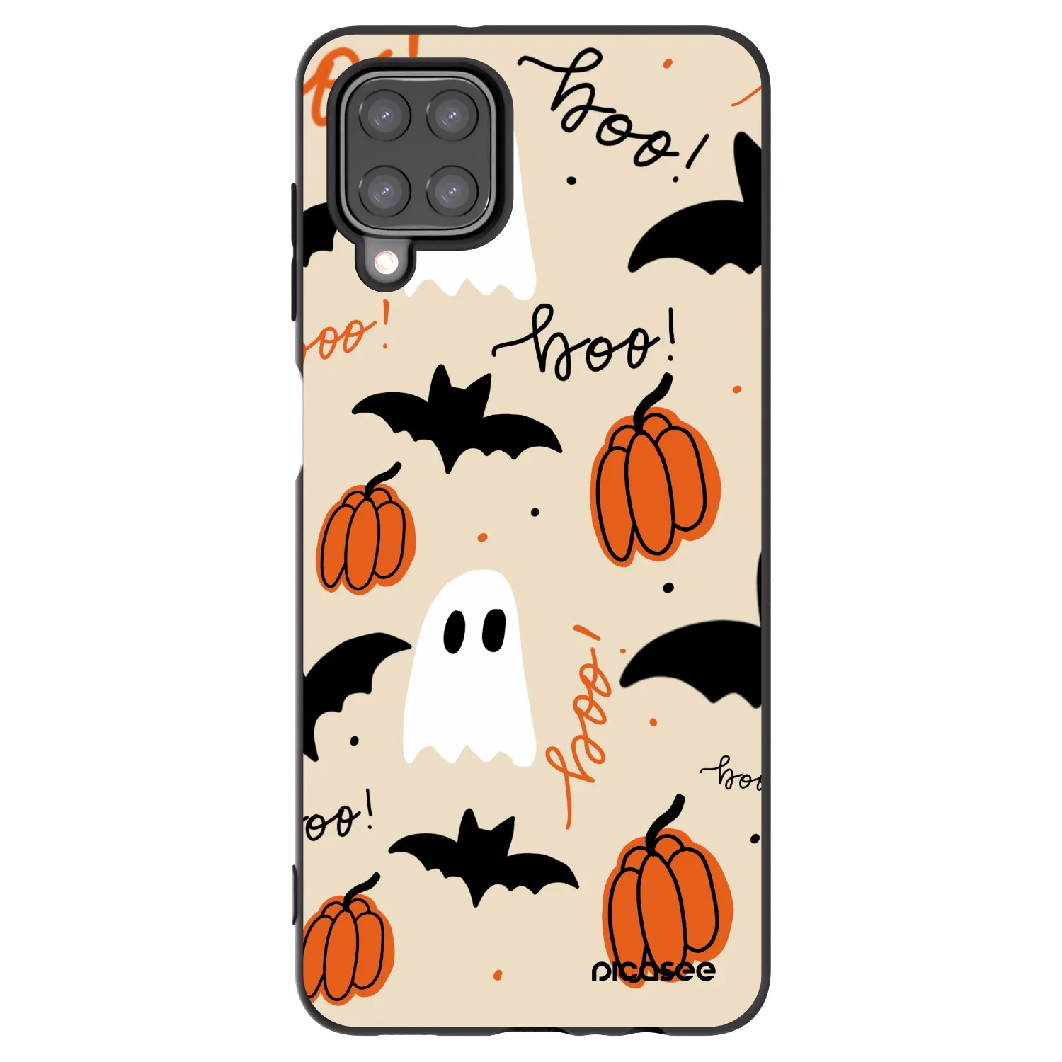 Picasee silikónový čierny obal pre Samsung Galaxy A12 A125F - Halloween 26