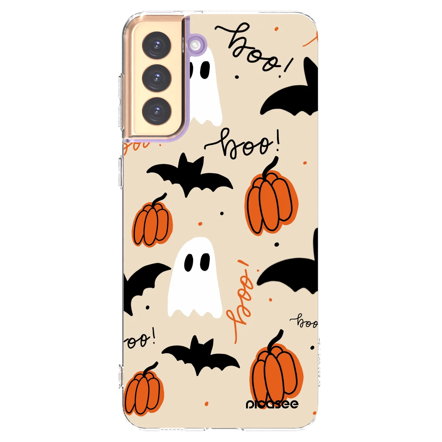 Picasee silikónový prehľadný obal pre Samsung Galaxy S21+ 5G G996F - Halloween 26