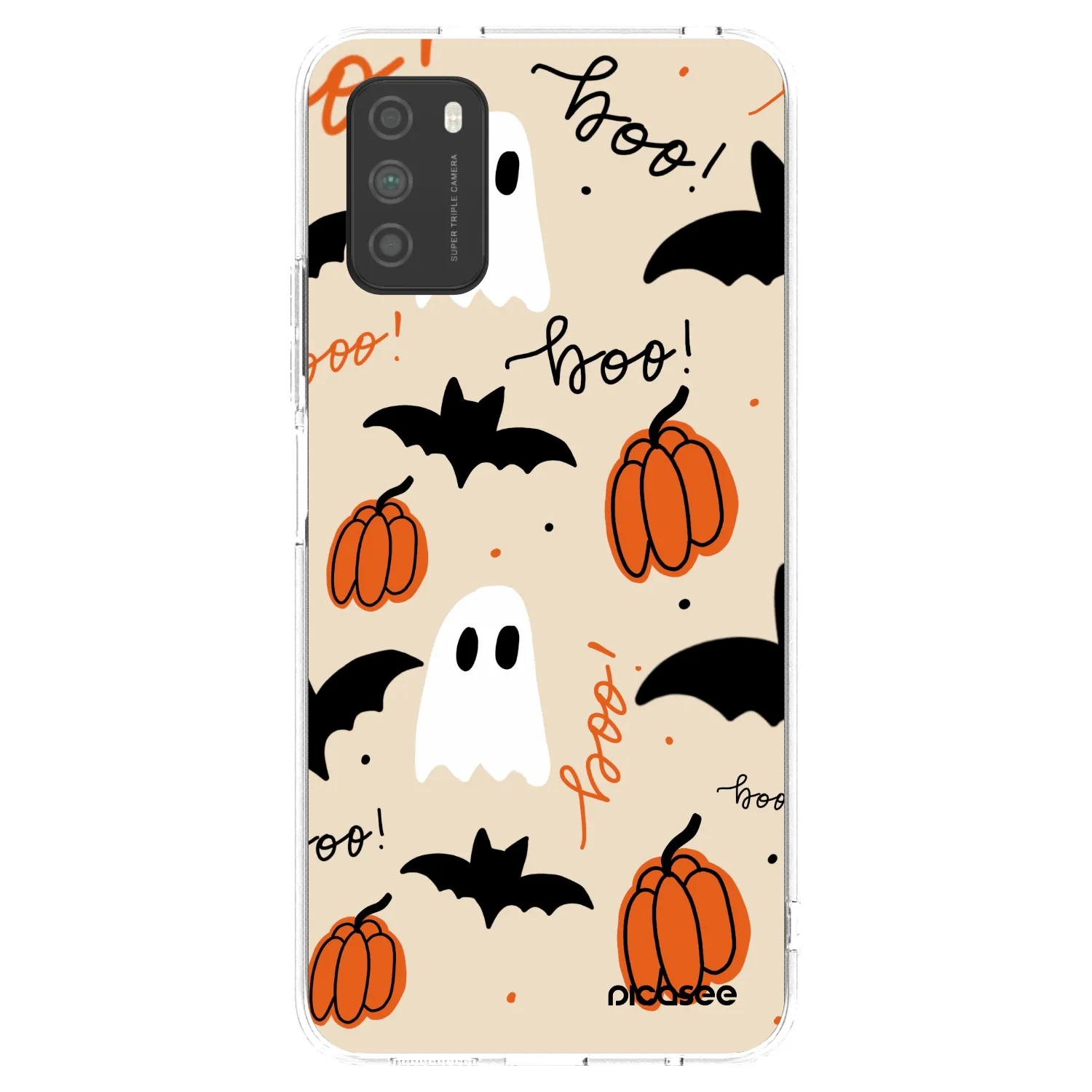 Picasee silikónový prehľadný obal pre Xiaomi Poco M3 - Halloween 26