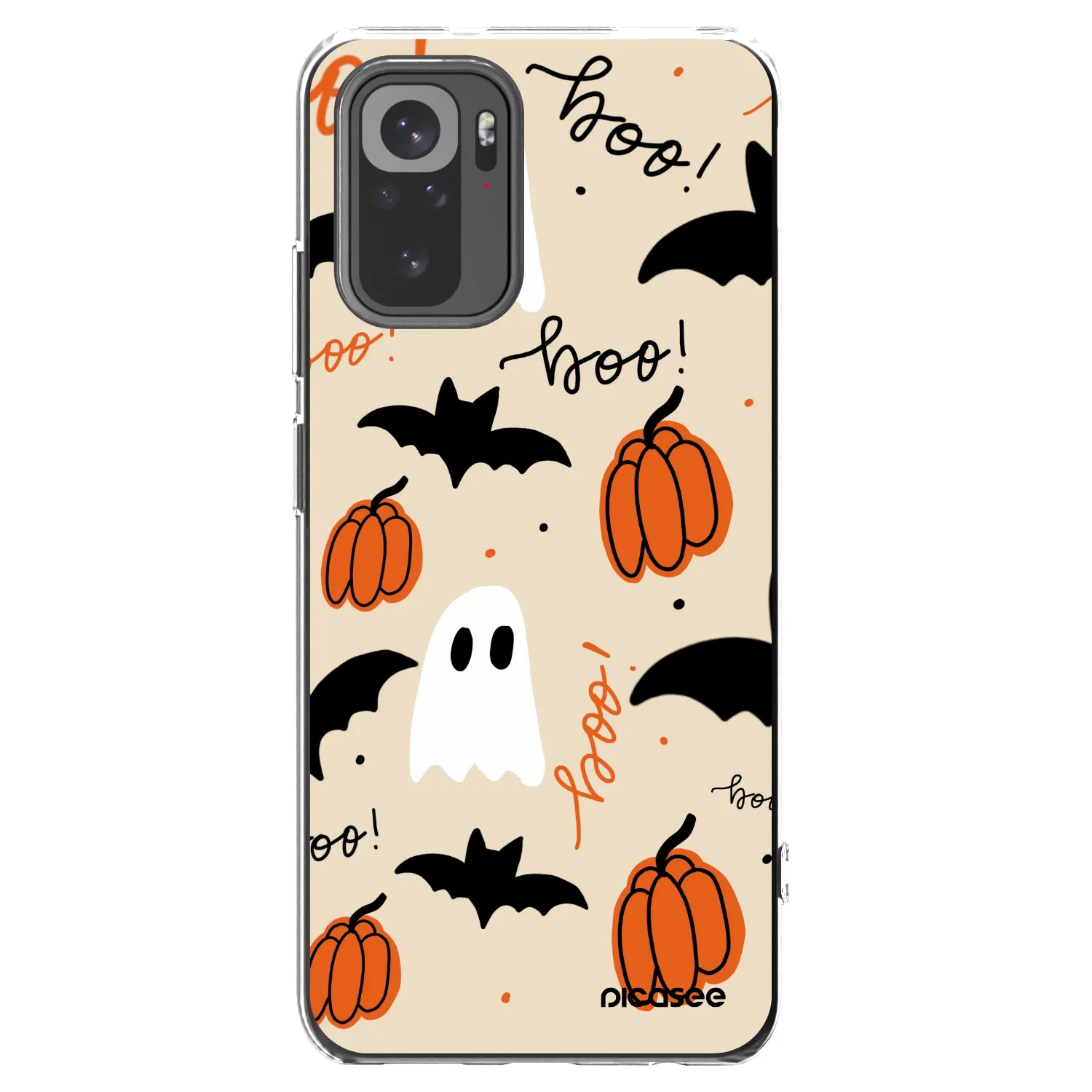 Picasee silikónový prehľadný obal pre Xiaomi Redmi Note 10 - Halloween 26