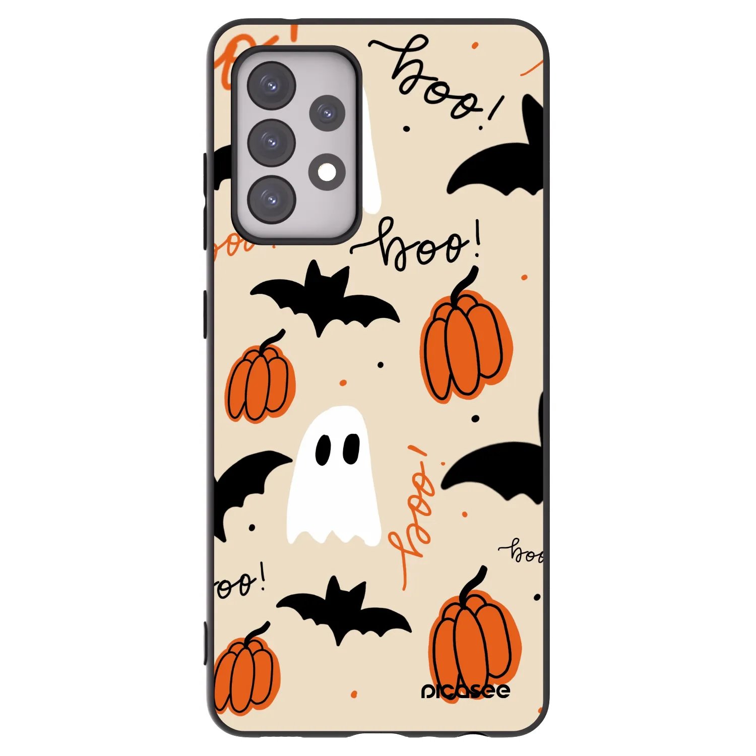 Picasee silikónový čierny obal pre Samsung Galaxy A52 5G A525F - Halloween 26