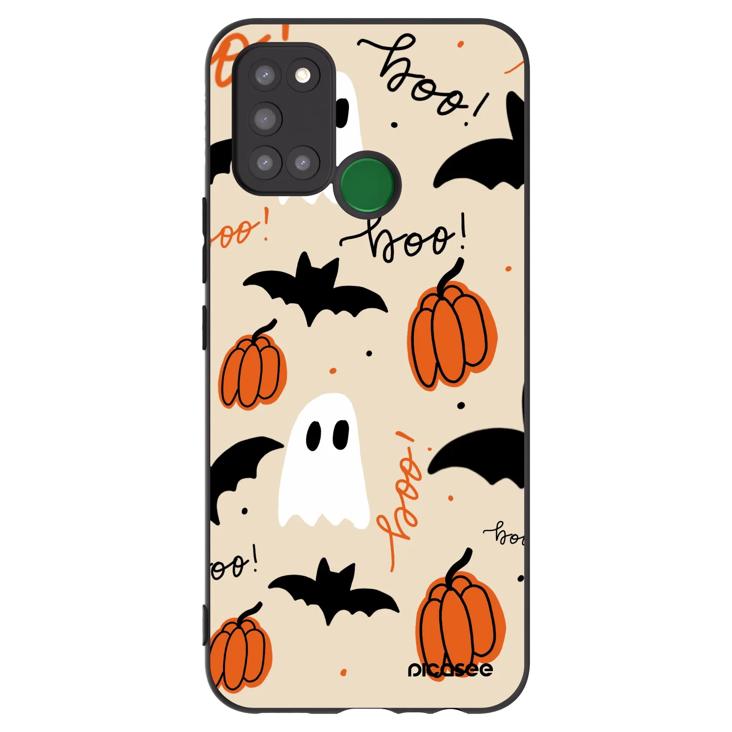 Picasee silikónový čierny obal pre Realme 7i - Halloween 26
