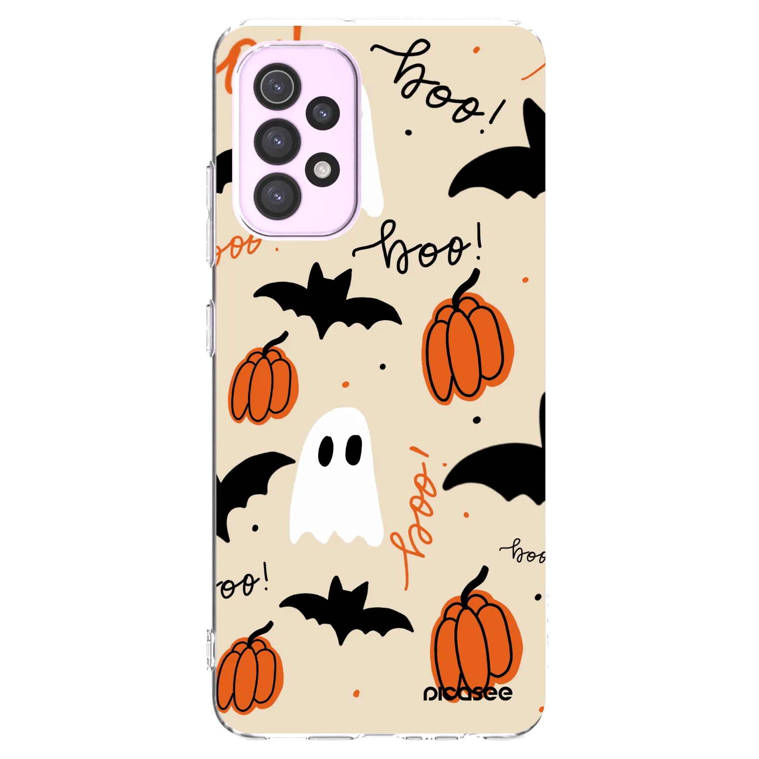 Picasee silikónový prehľadný obal pre Samsung Galaxy A32 5G A326B - Halloween 26