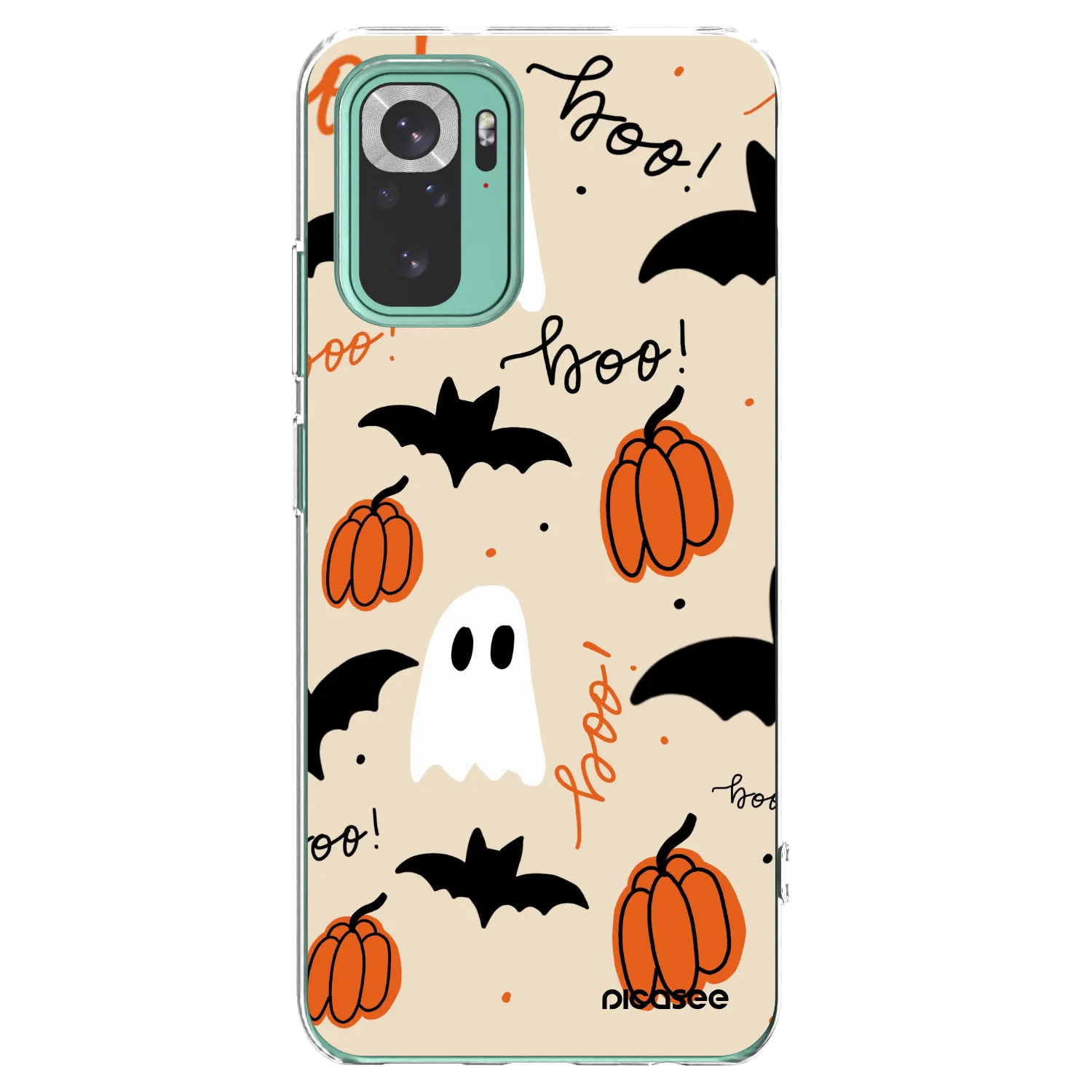 Picasee silikónový prehľadný obal pre Xiaomi Redmi Note 10 Pro - Halloween 26