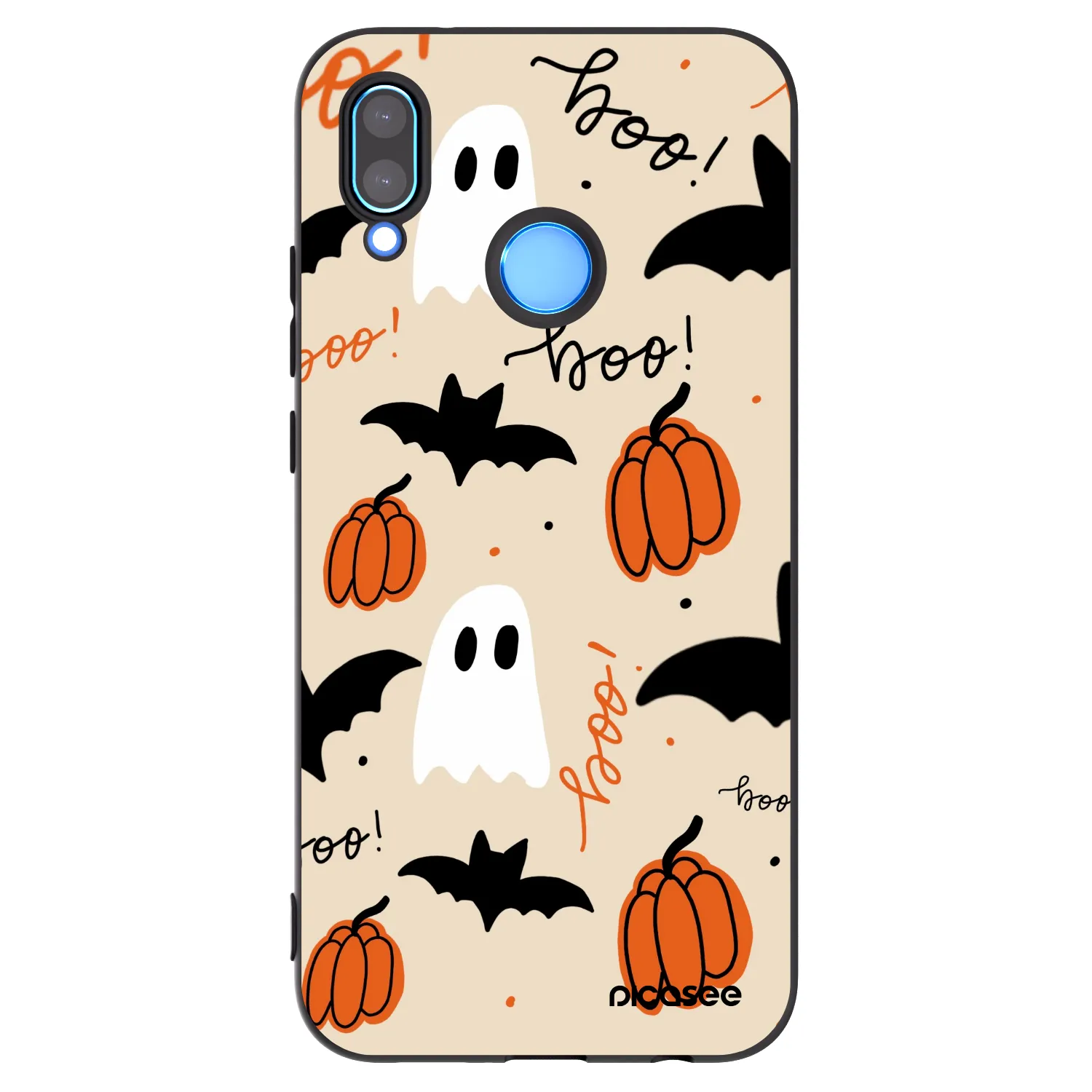Picasee silikónový čierny obal pre Huawei P20 Lite - Halloween 26