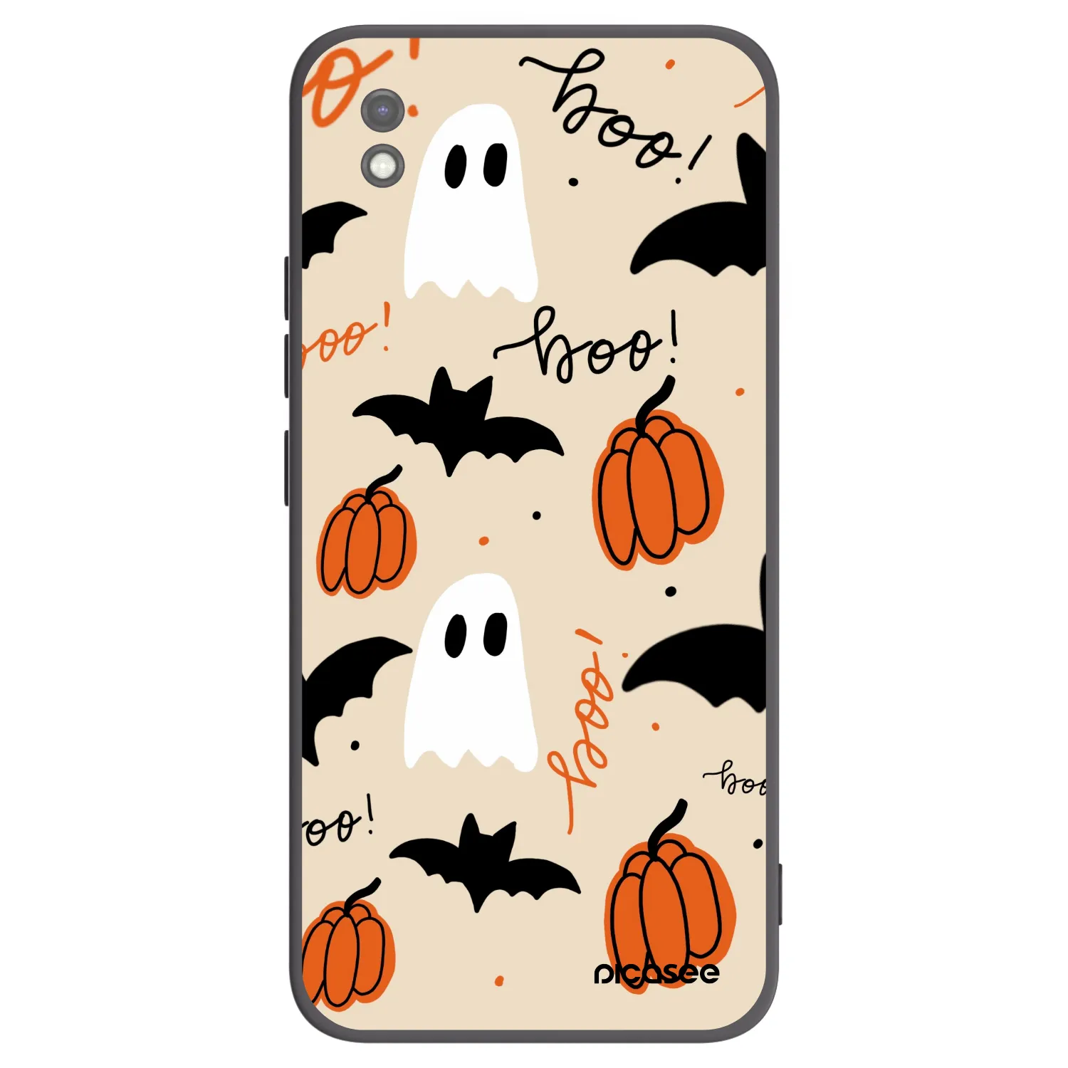 Picasee silikónový čierny obal pre Xiaomi Redmi 9AT - Halloween 26