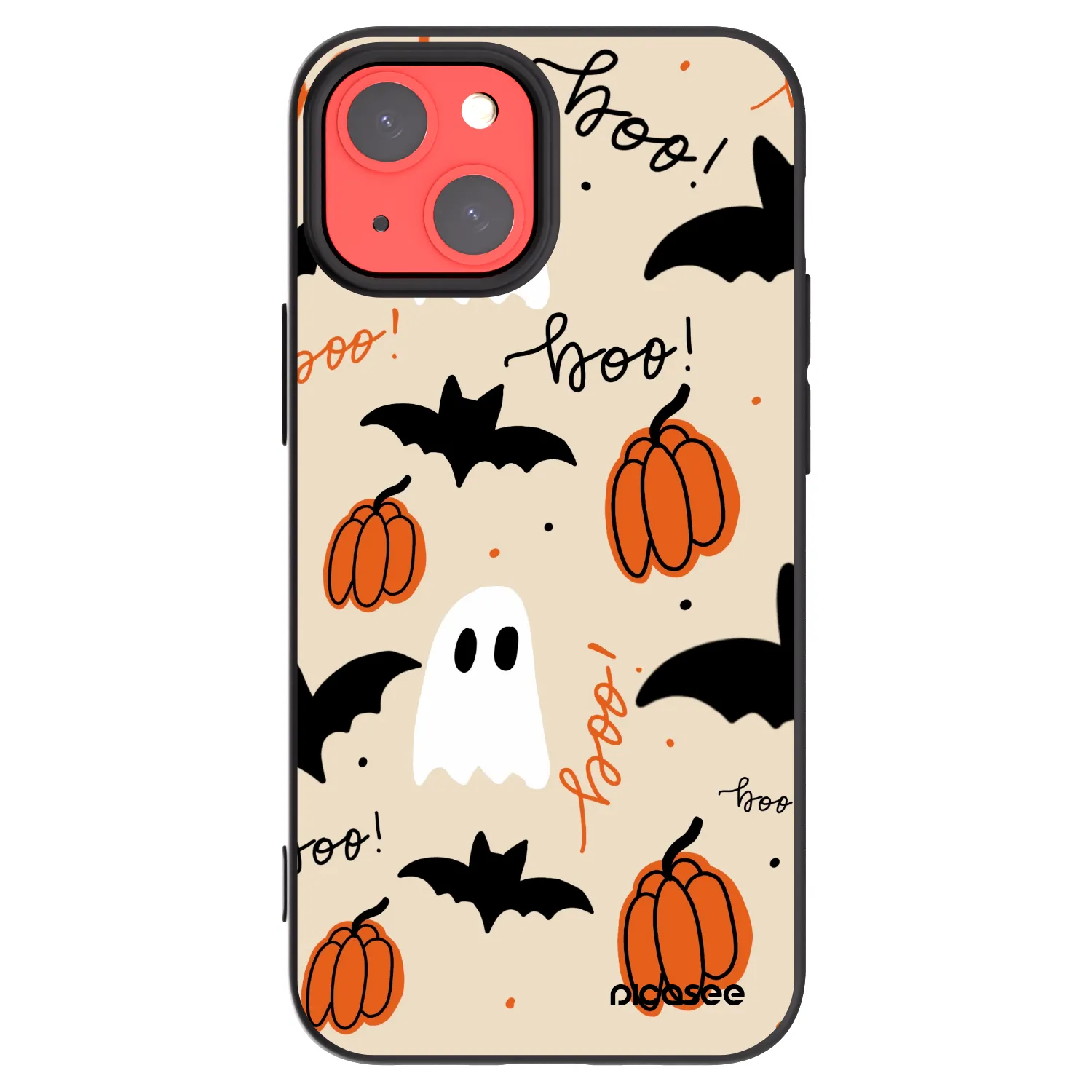 Picasee silikónový čierny obal pre Apple iPhone 13 mini - Halloween 26