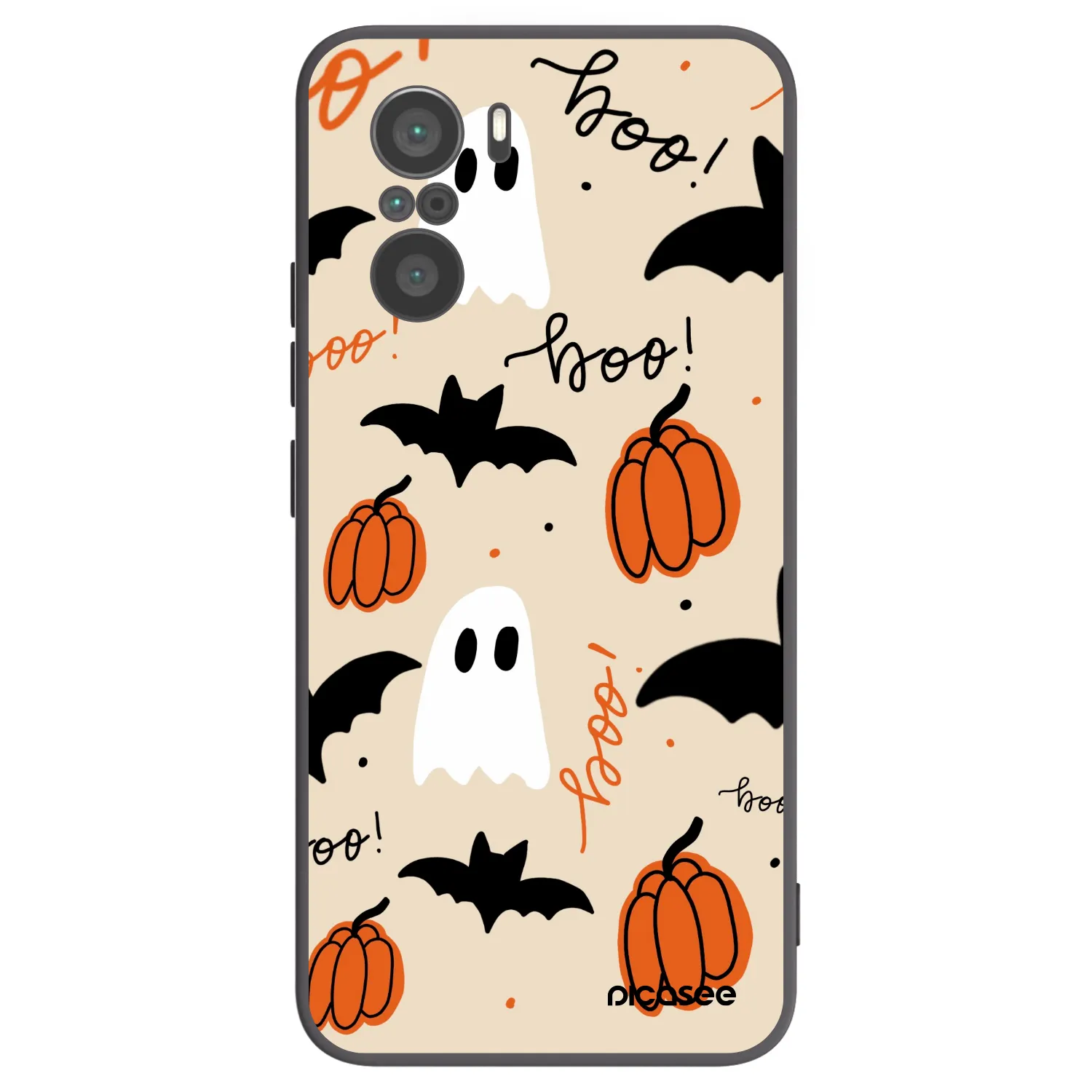 Picasee silikónový čierny obal pre Xiaomi Poco F3 - Halloween 26
