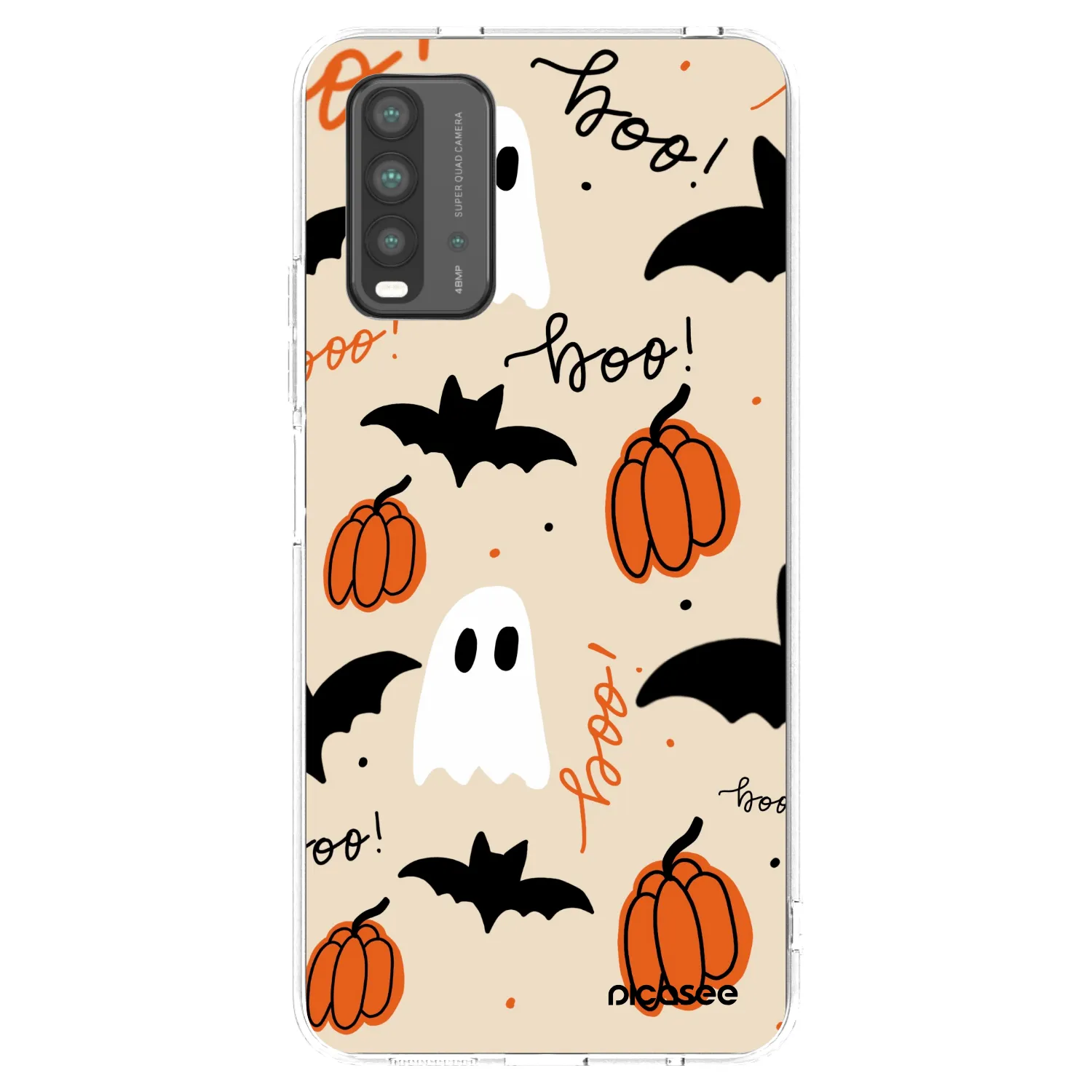Picasee silikónový čierny obal pre Xiaomi Redmi 9T - Halloween 26