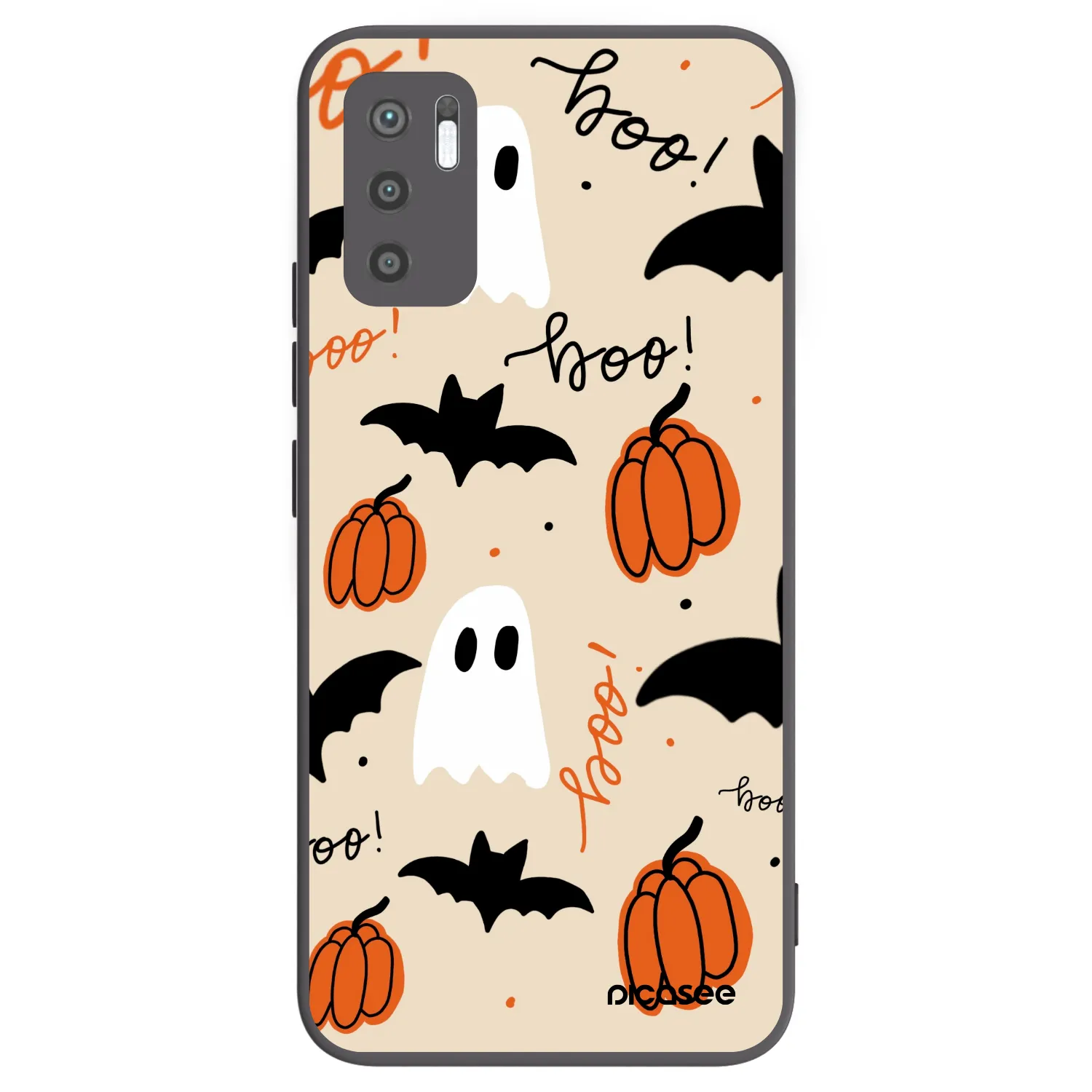 Picasee silikónový čierny obal pre Xiaomi Redmi Note 10 5G - Halloween 26