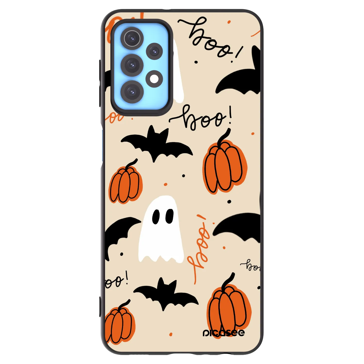 Picasee silikónový čierny obal pre Samsung Galaxy A32 4G SM-A325F - Halloween 26