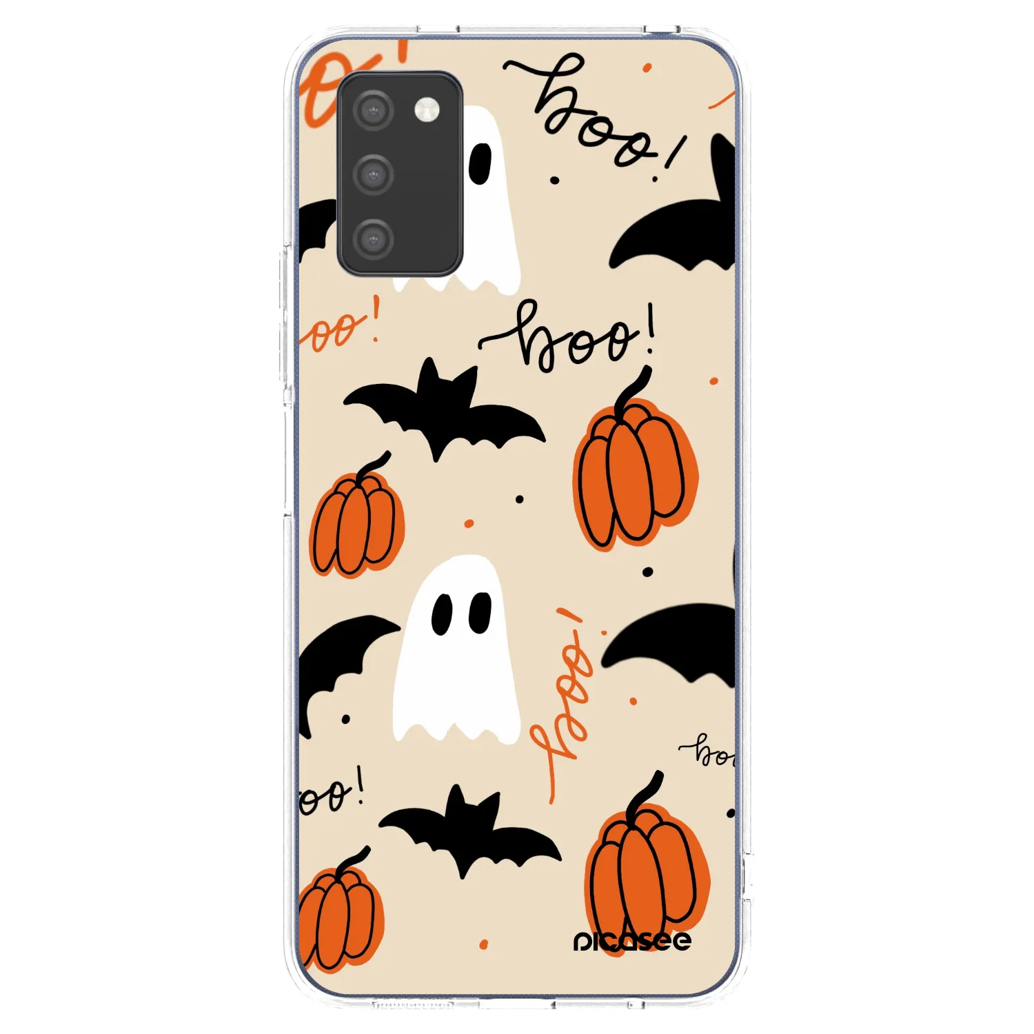 Picasee silikónový prehľadný obal pre Samsung Galaxy A02s A025G - Halloween 26