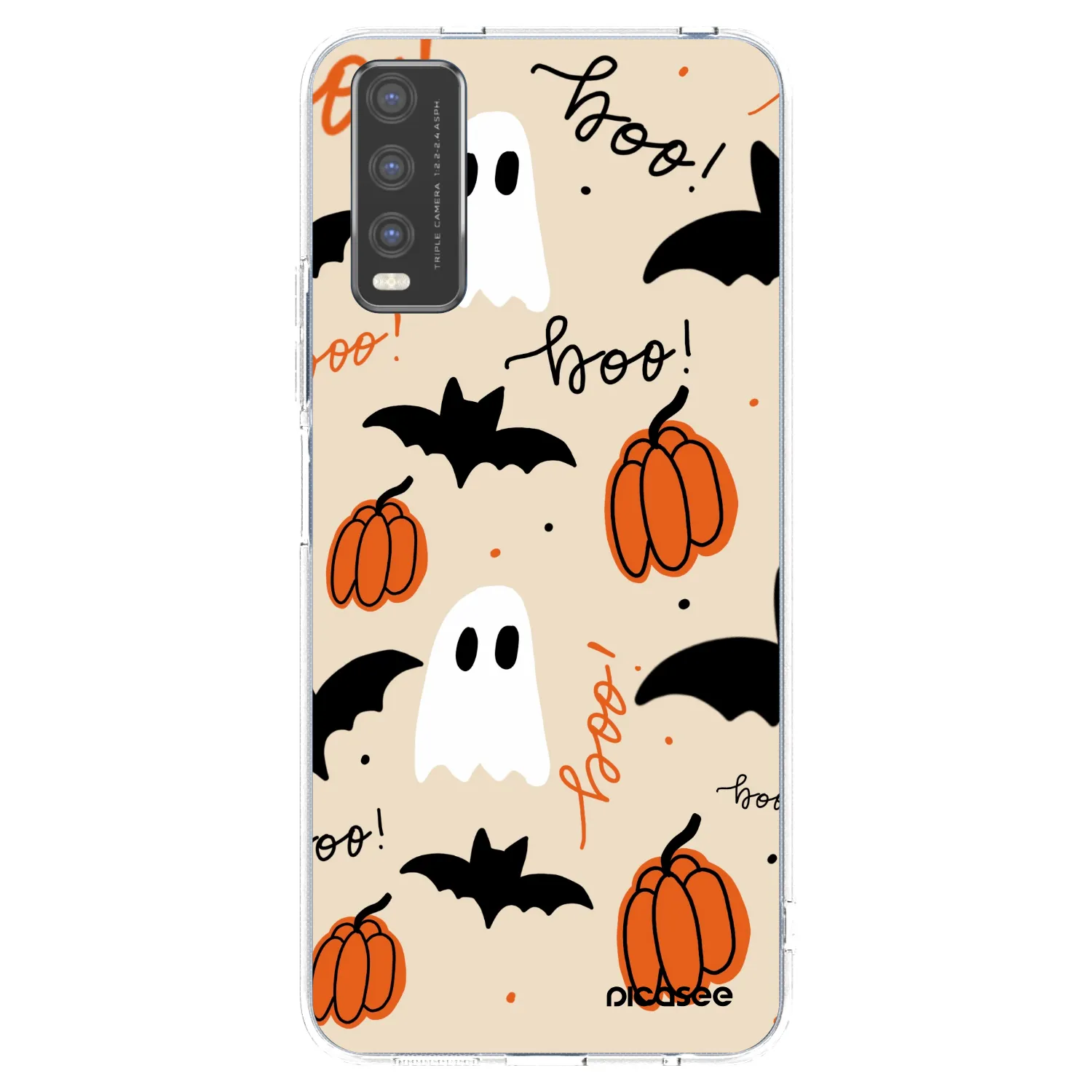 Picasee silikónový prehľadný obal pre Vivo Y20s - Halloween 26
