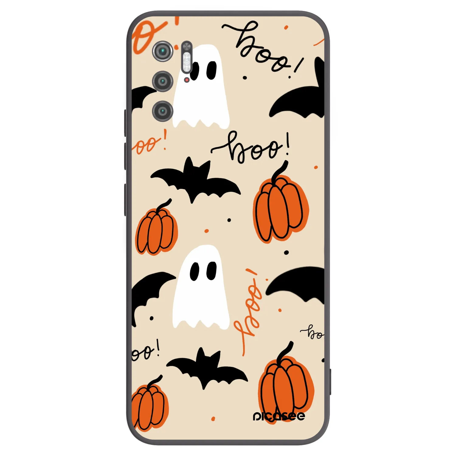 Picasee silikónový čierny obal pre Xiaomi Poco M3 Pro 5G - Halloween 26