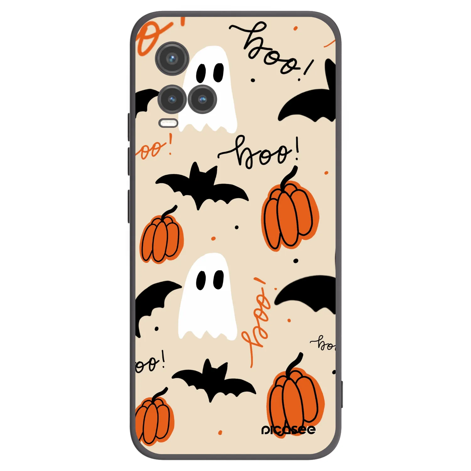 Picasee silikónový čierny obal pre Vivo Y33s - Halloween 26