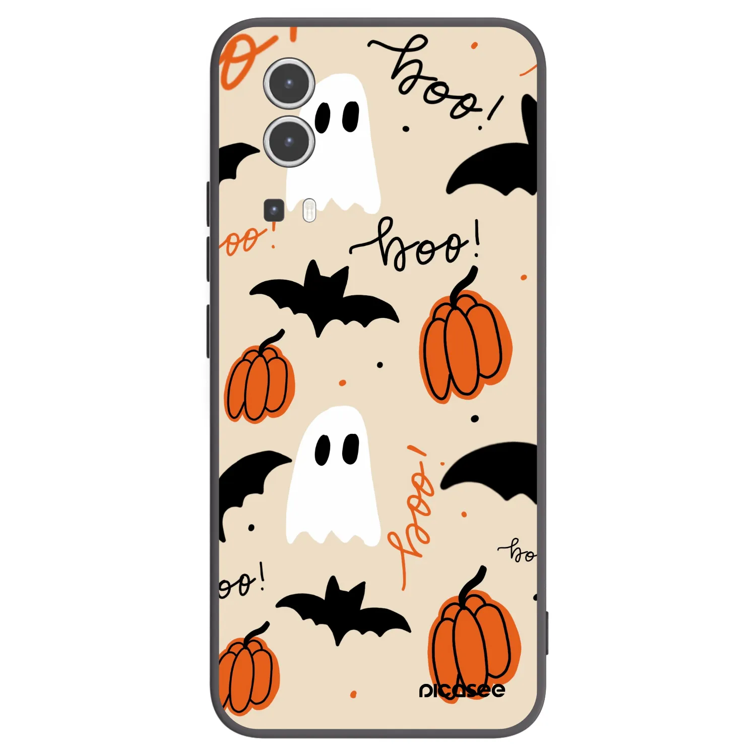 Picasee silikónový čierny obal pre Vivo Y72 5G - Halloween 26