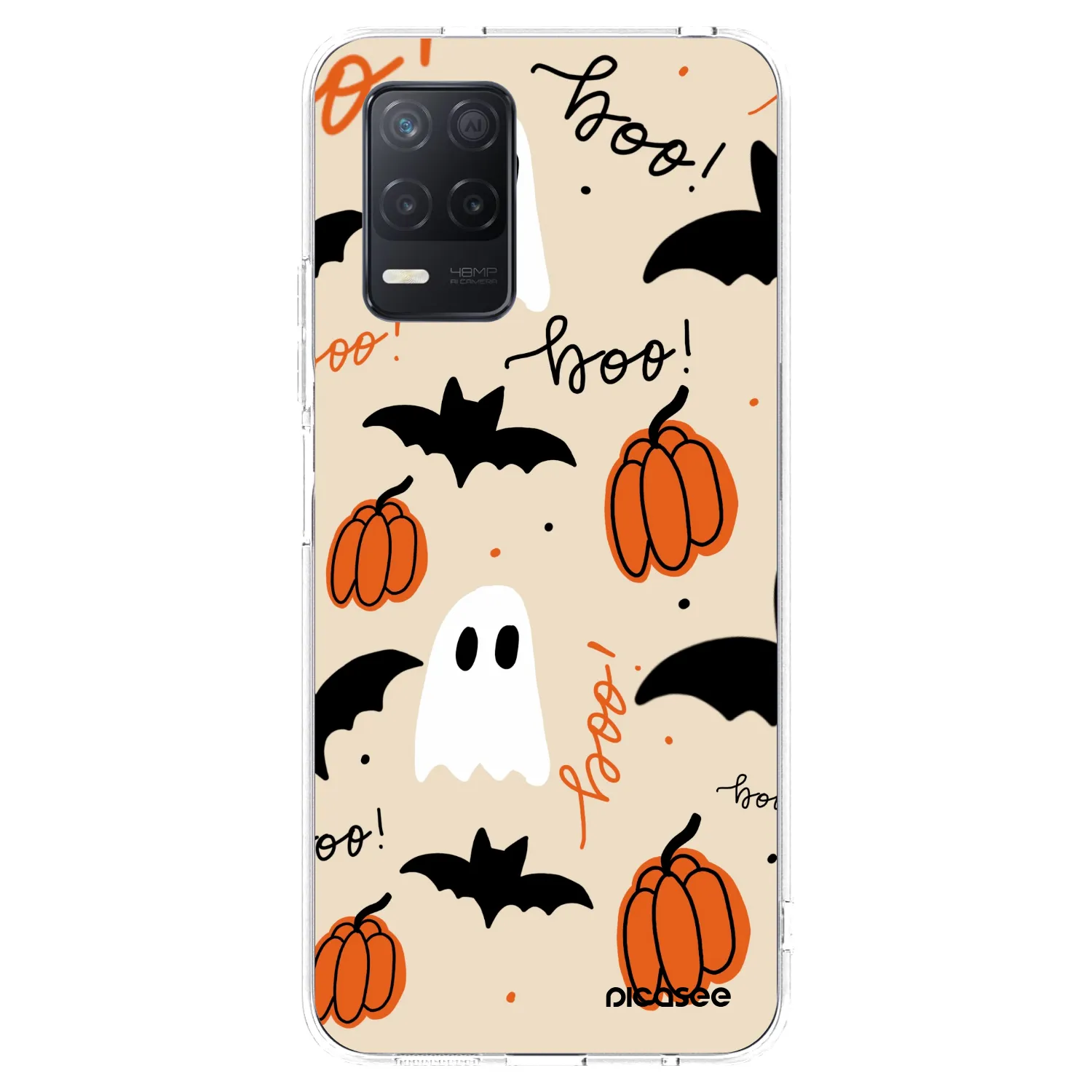 Picasee silikónový prehľadný obal pre Realme 8 5G - Halloween 26