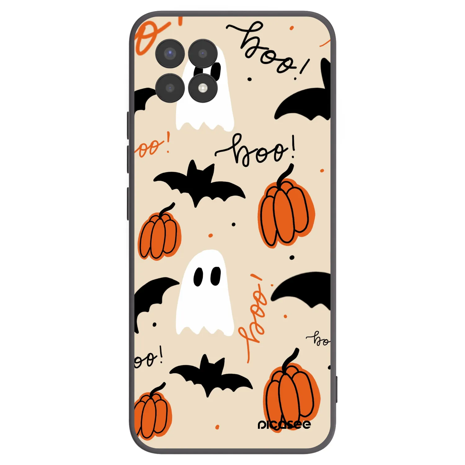 Picasee silikónový čierny obal pre Realme 8i - Halloween 26