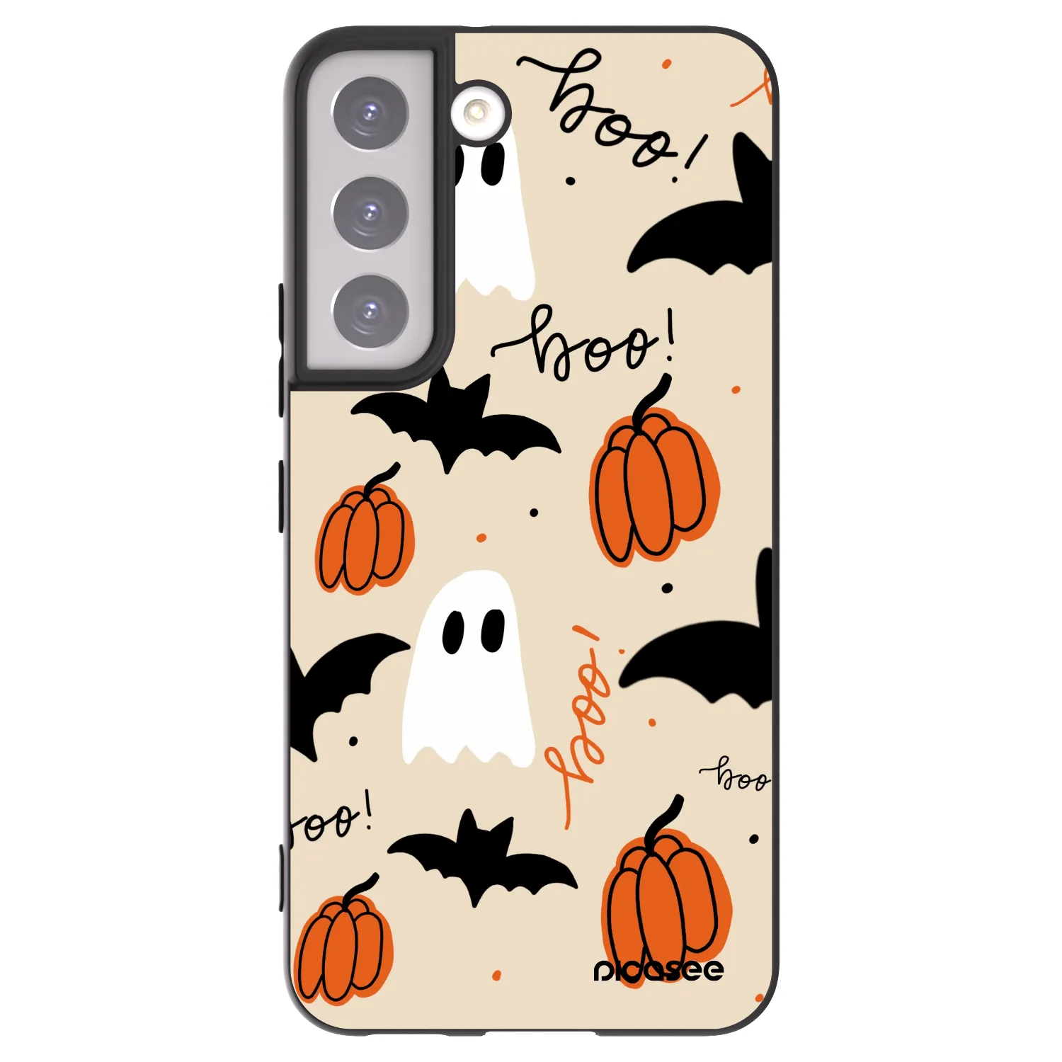 Picasee silikónový čierny obal pre Samsung Galaxy S22 5G - Halloween 26