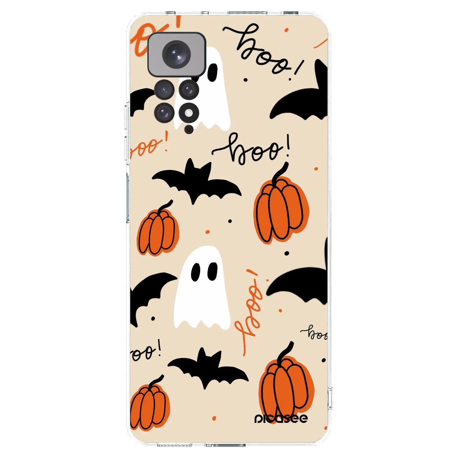 Picasee silikónový prehľadný obal pre Xiaomi Redmi Note 11S 4G - Halloween 26