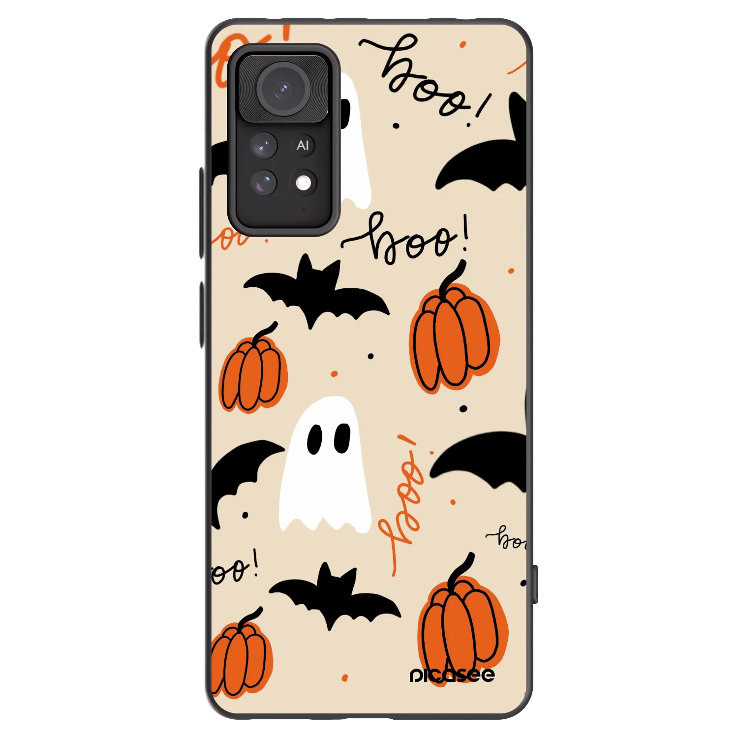 Picasee silikónový čierny obal pre Xiaomi Redmi Note 11 Pro 5G - Halloween 26