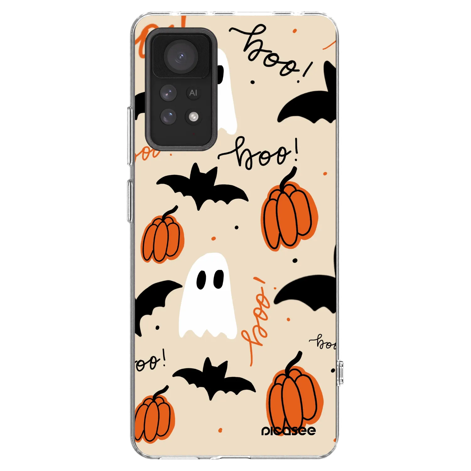 Picasee silikónový prehľadný obal pre Xiaomi Redmi Note 11 Pro 5G - Halloween 26