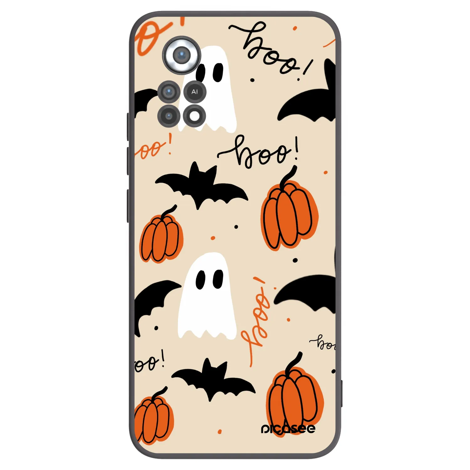 Picasee silikónový čierny obal pre Xiaomi Poco X4 Pro 5G - Halloween 26