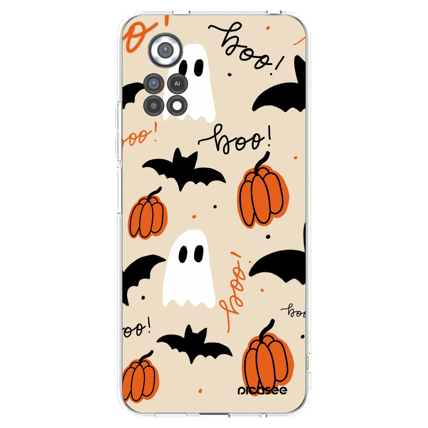 Picasee silikónový prehľadný obal pre Xiaomi Poco X4 Pro 5G - Halloween 26
