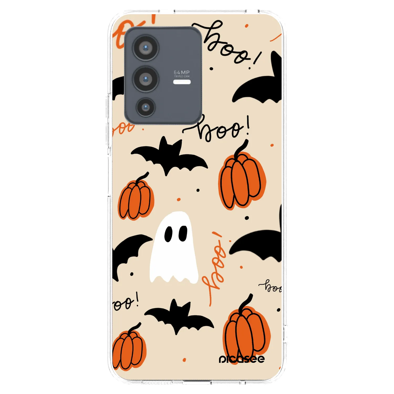Picasee silikónový prehľadný obal pre Vivo V23 5G - Halloween 26