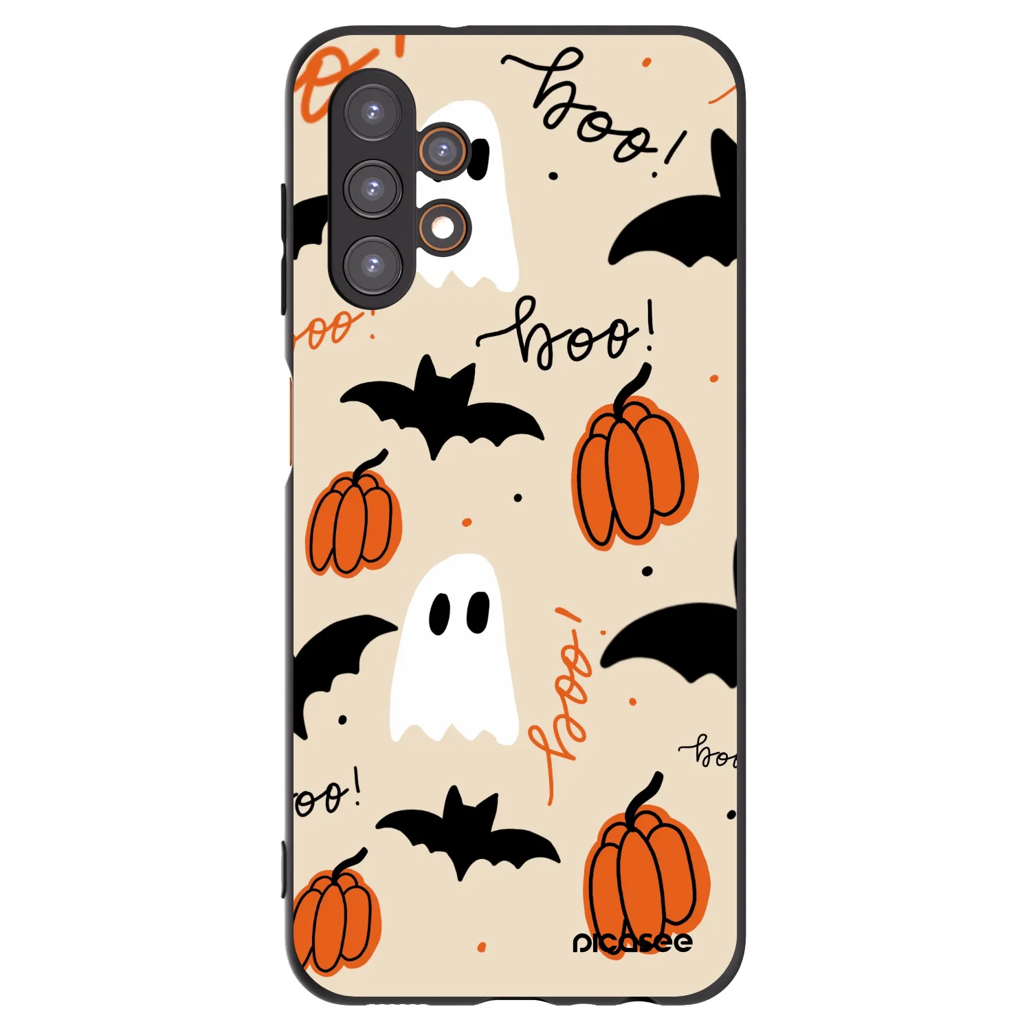 Picasee silikónový čierny obal pre Samsung Galaxy A13 4G A135 - Halloween 26
