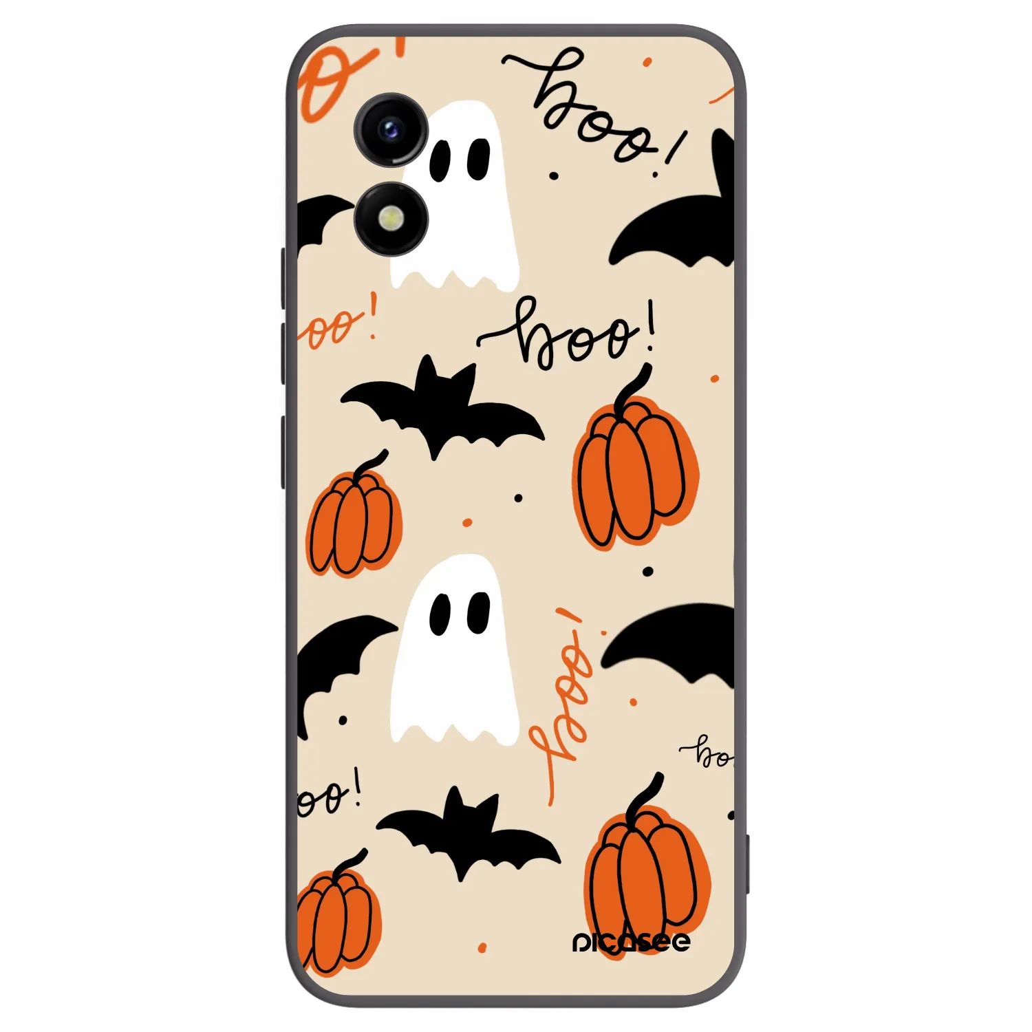 Picasee silikónový čierny obal pre Vivo Y01 - Halloween 26