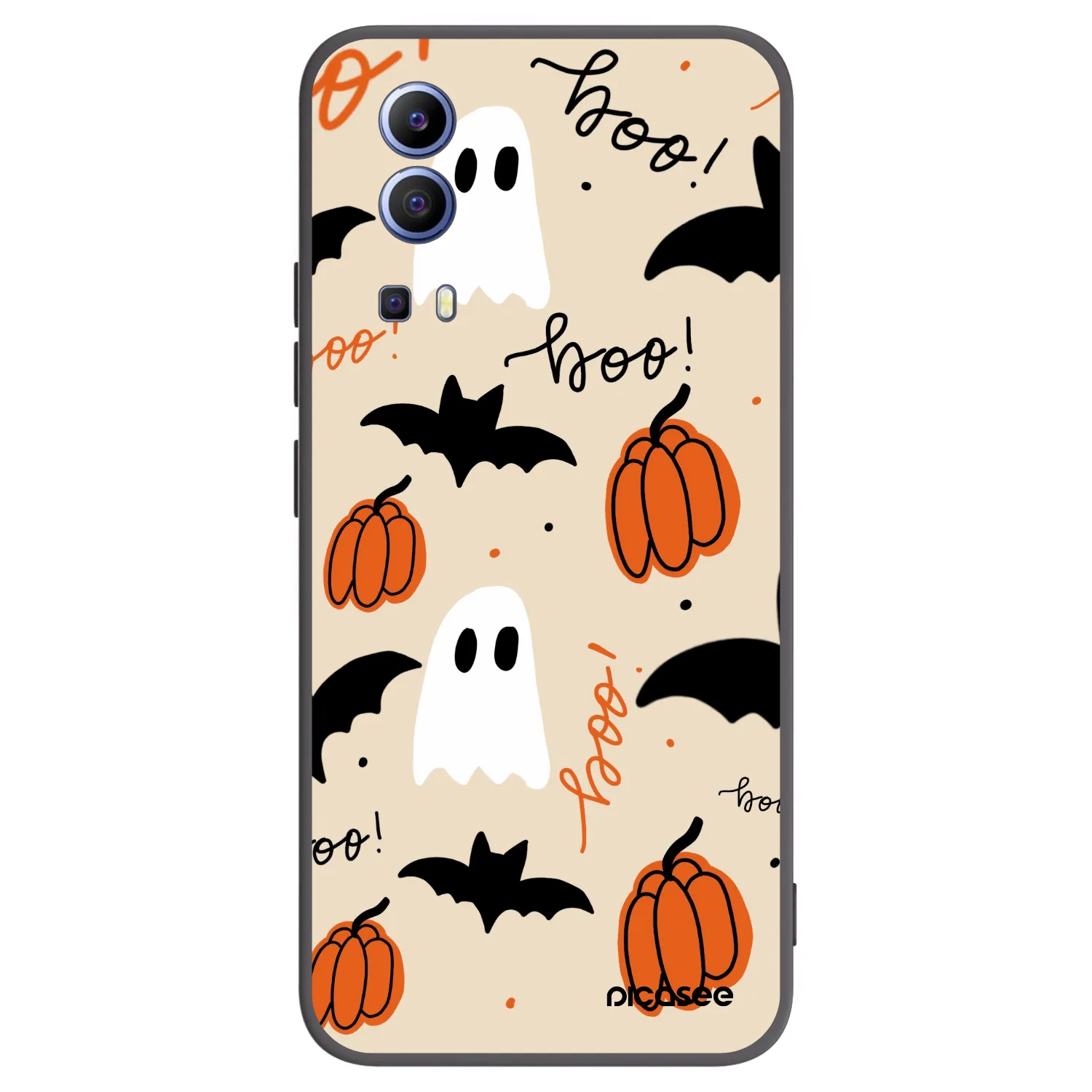 Picasee silikónový čierny obal pre Vivo Y52 5G - Halloween 26