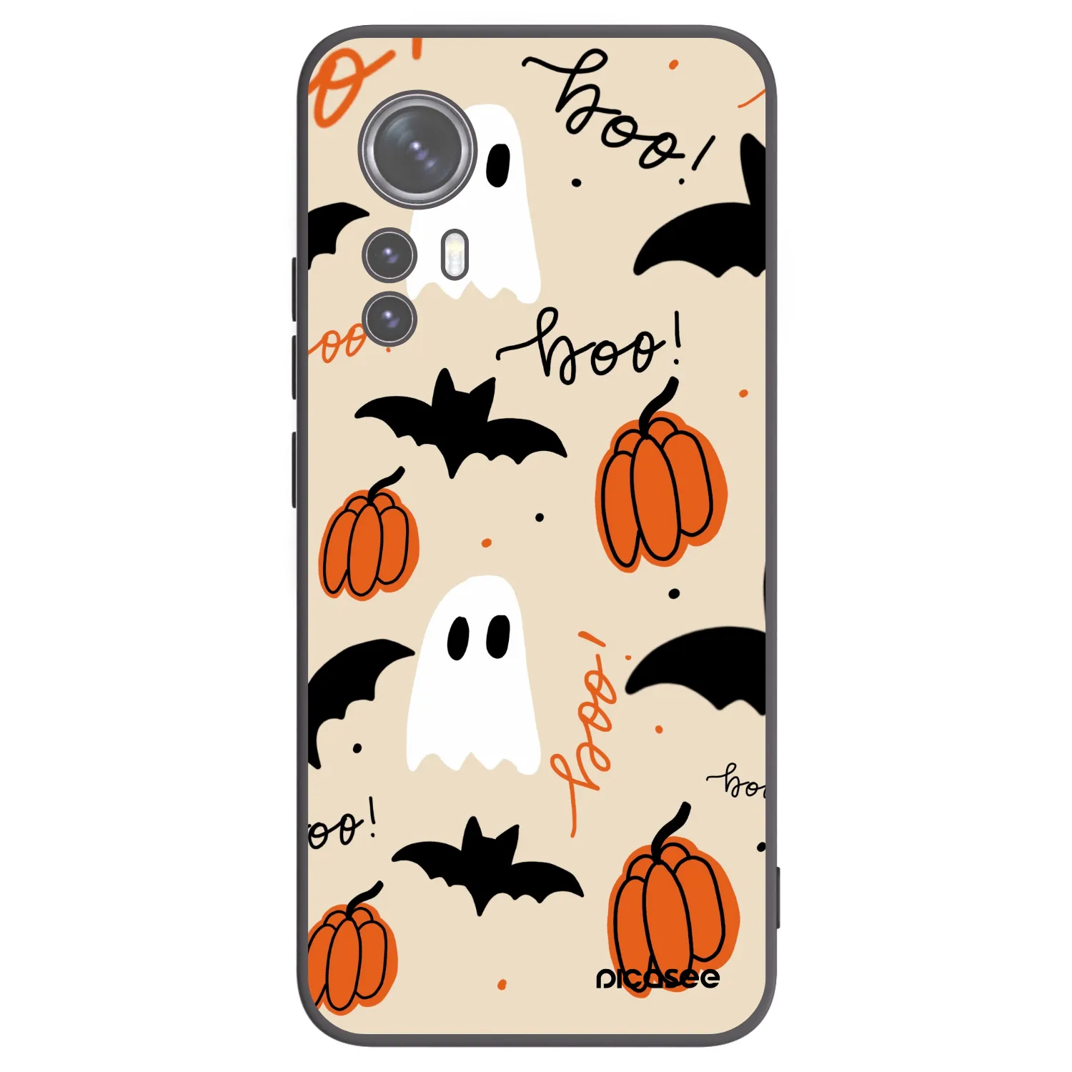 Picasee silikónový čierny obal pre Xiaomi 12X - Halloween 26