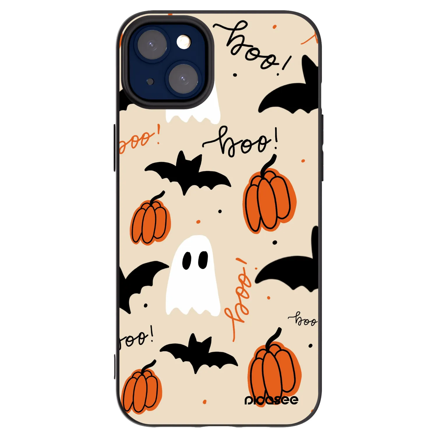 Picasee silikónový čierny obal pre Apple iPhone 14 Plus - Halloween 26