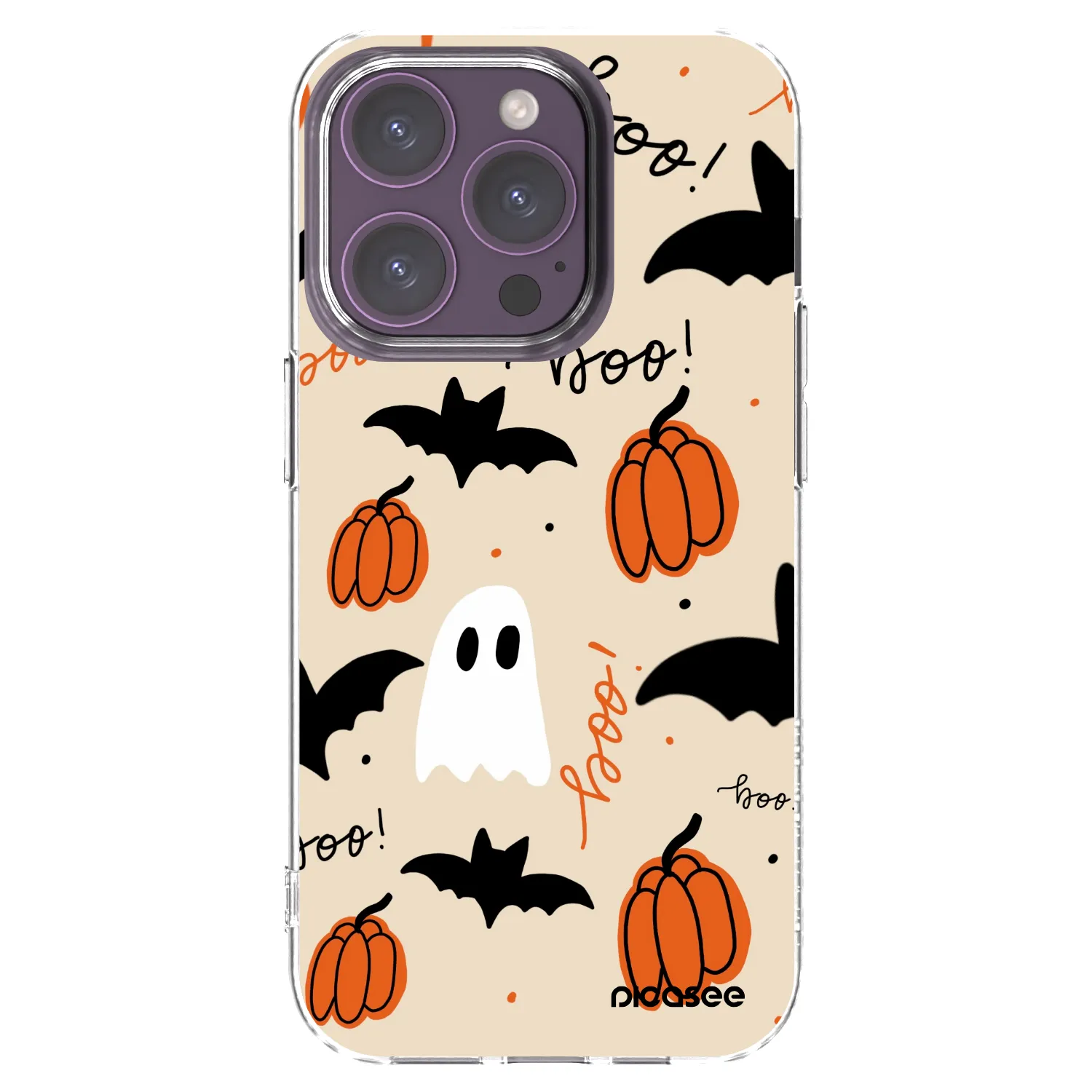 Picasee silikónový prehľadný obal pre Apple iPhone 14 Pro - Halloween 26
