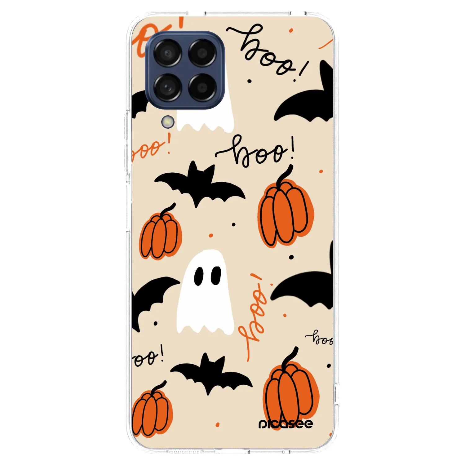 Picasee silikónový prehľadný obal pre Samsung Galaxy M53 5G - Halloween 26