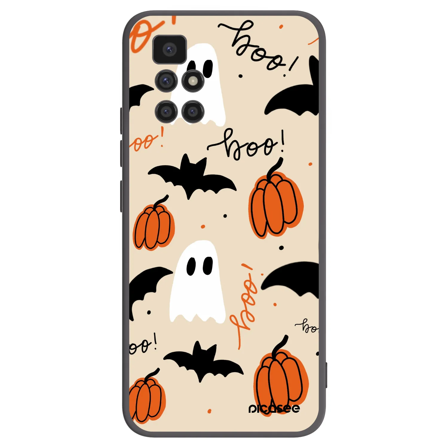 Picasee silikónový čierny obal pre Xiaomi Redmi 10 (2022) - Halloween 26