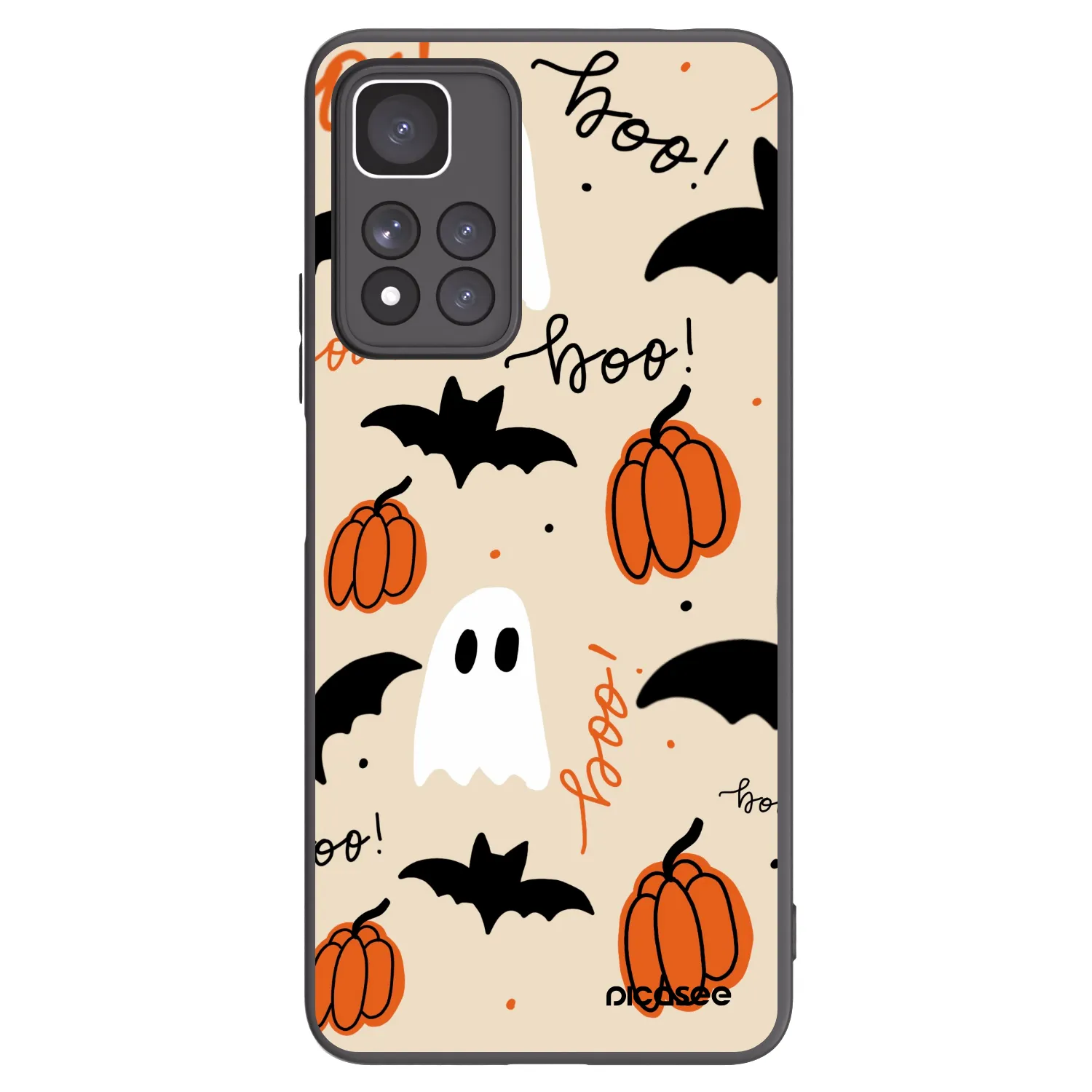 Picasee silikónový čierny obal pre Xiaomi Redmi Note 11 Pro+ 5G - Halloween 26