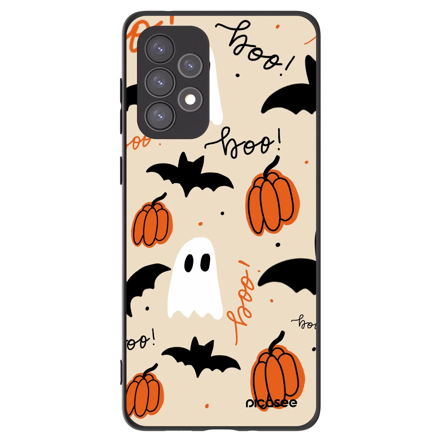 Picasee silikónový čierny obal pre Samsung Galaxy A73 5G - Halloween 26