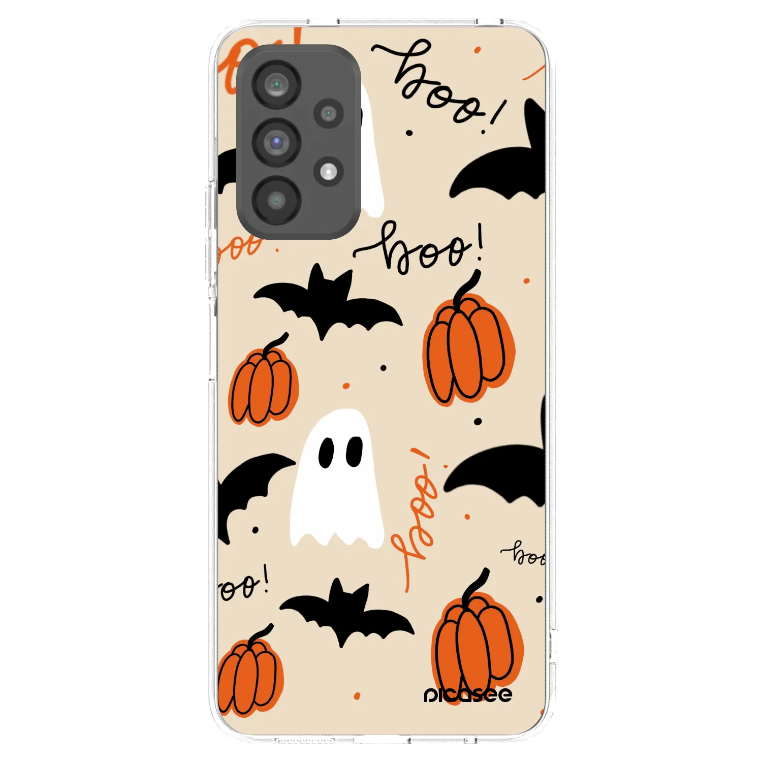 Picasee silikónový prehľadný obal pre Samsung Galaxy A73 5G - Halloween 26