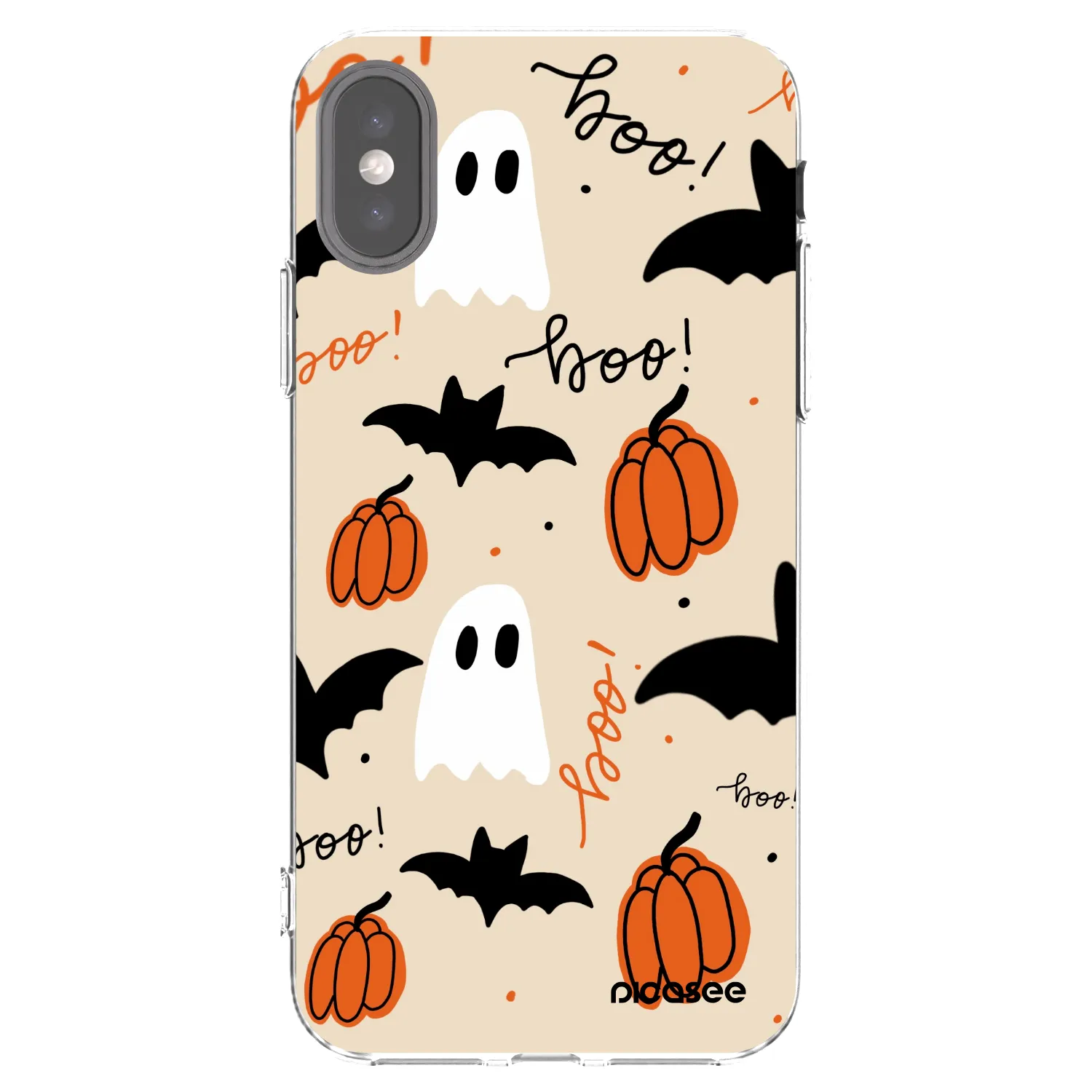 Picasee silikónový prehľadný obal pre Apple iPhone X/XS - Halloween 26