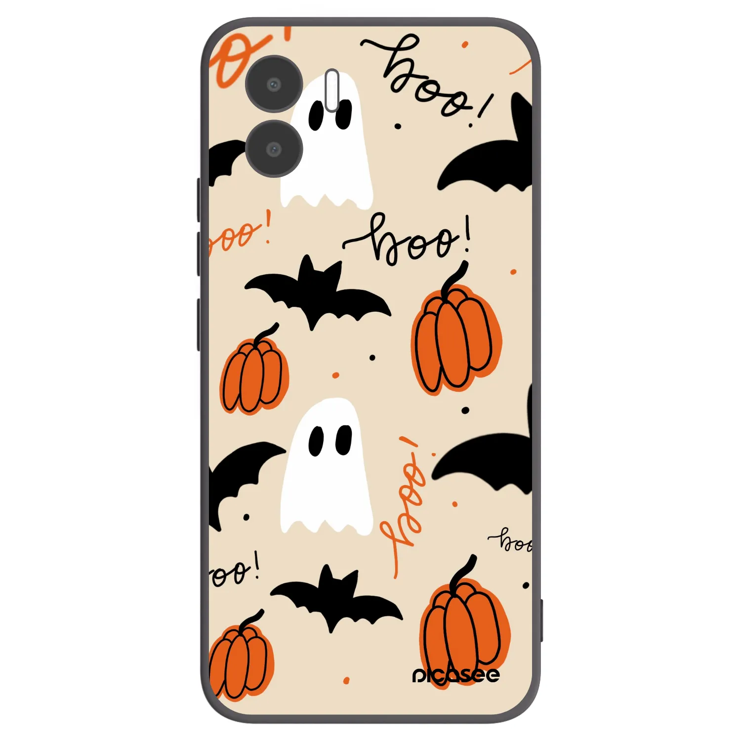 Picasee silikónový čierny obal pre Xiaomi Redmi A1 - Halloween 26