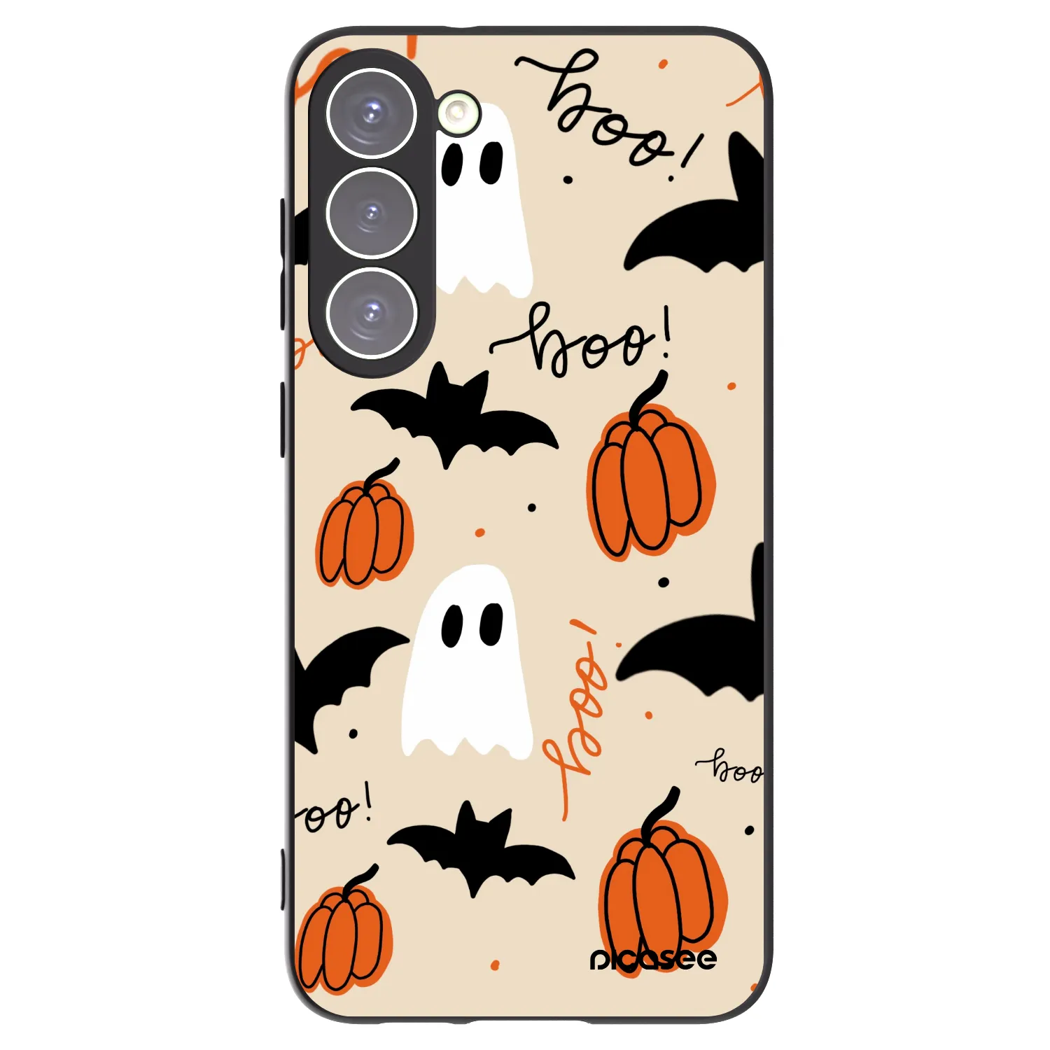 Picasee silikónový čierny obal pre Samsung Galaxy S23+ 5G - Halloween 26