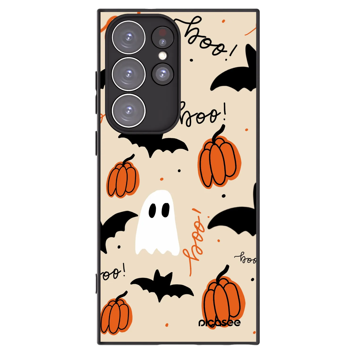 Picasee silikónový čierny obal pre Samsung Galaxy S23 Ultra 5G - Halloween 26