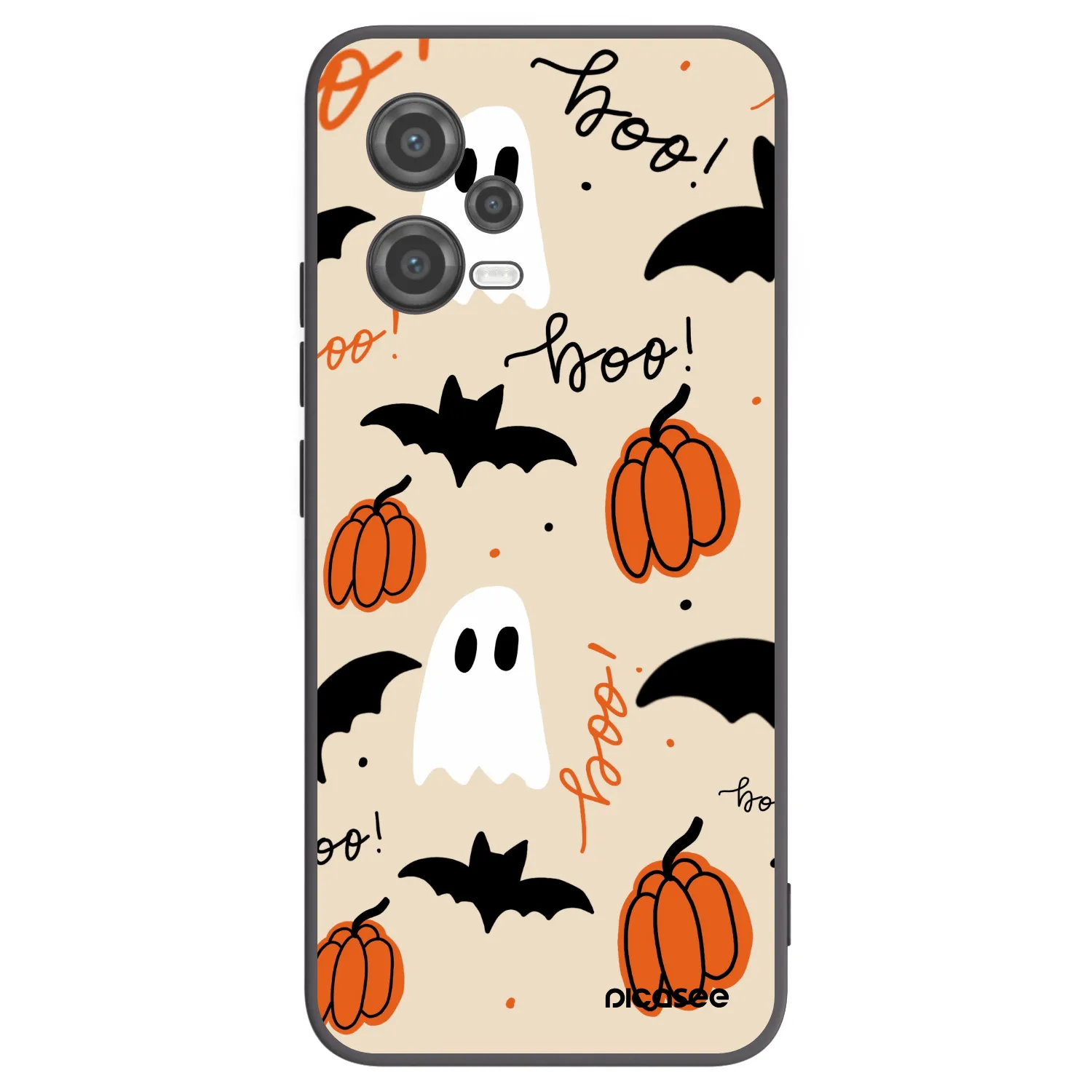 Picasee silikónový čierny obal pre Xiaomi Poco X5 - Halloween 26