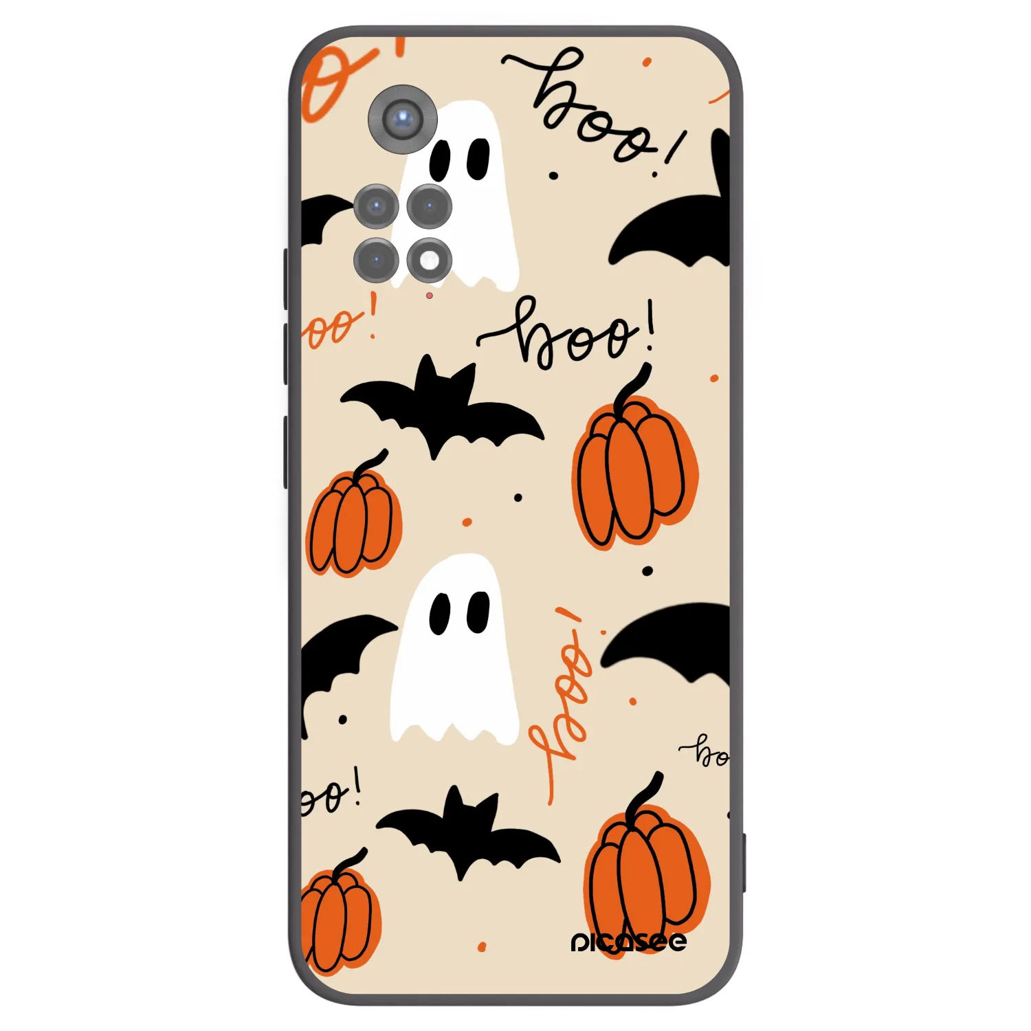 Picasee silikónový čierny obal pre Xiaomi Redmi Note 11S 5G - Halloween 26