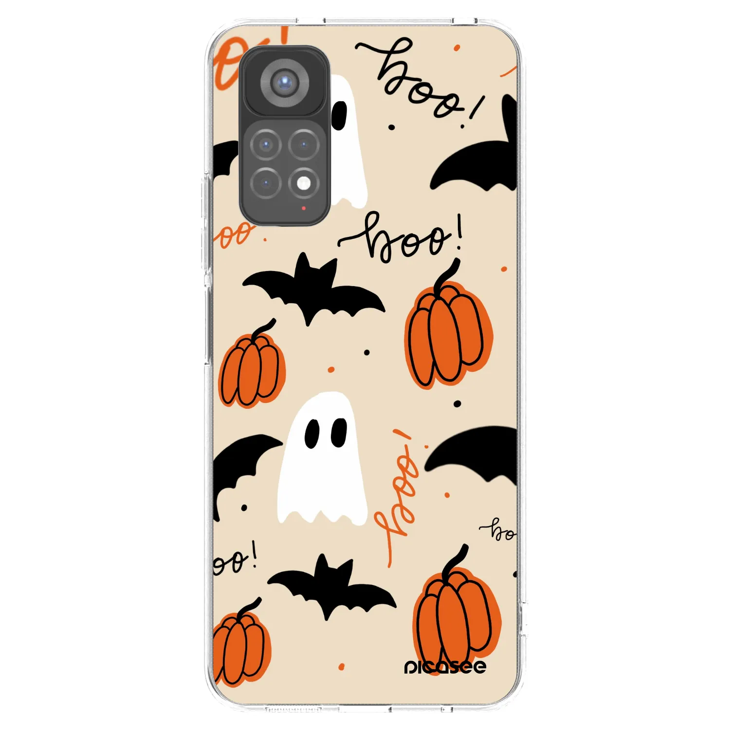 Picasee silikónový prehľadný obal pre Xiaomi Redmi Note 11S 5G - Halloween 26