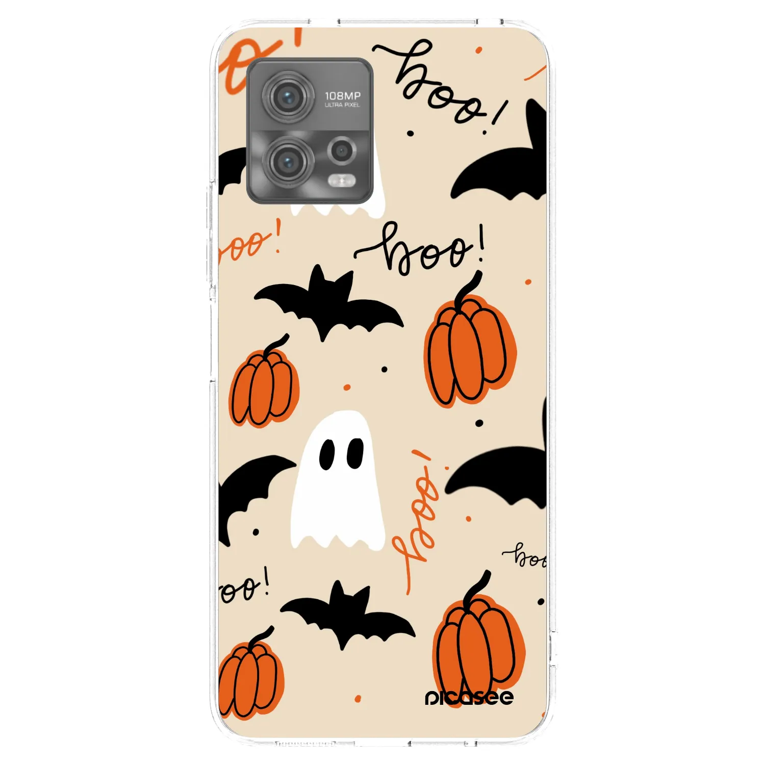 Picasee silikónový prehľadný obal pre Motorola Moto G72 - Halloween 26
