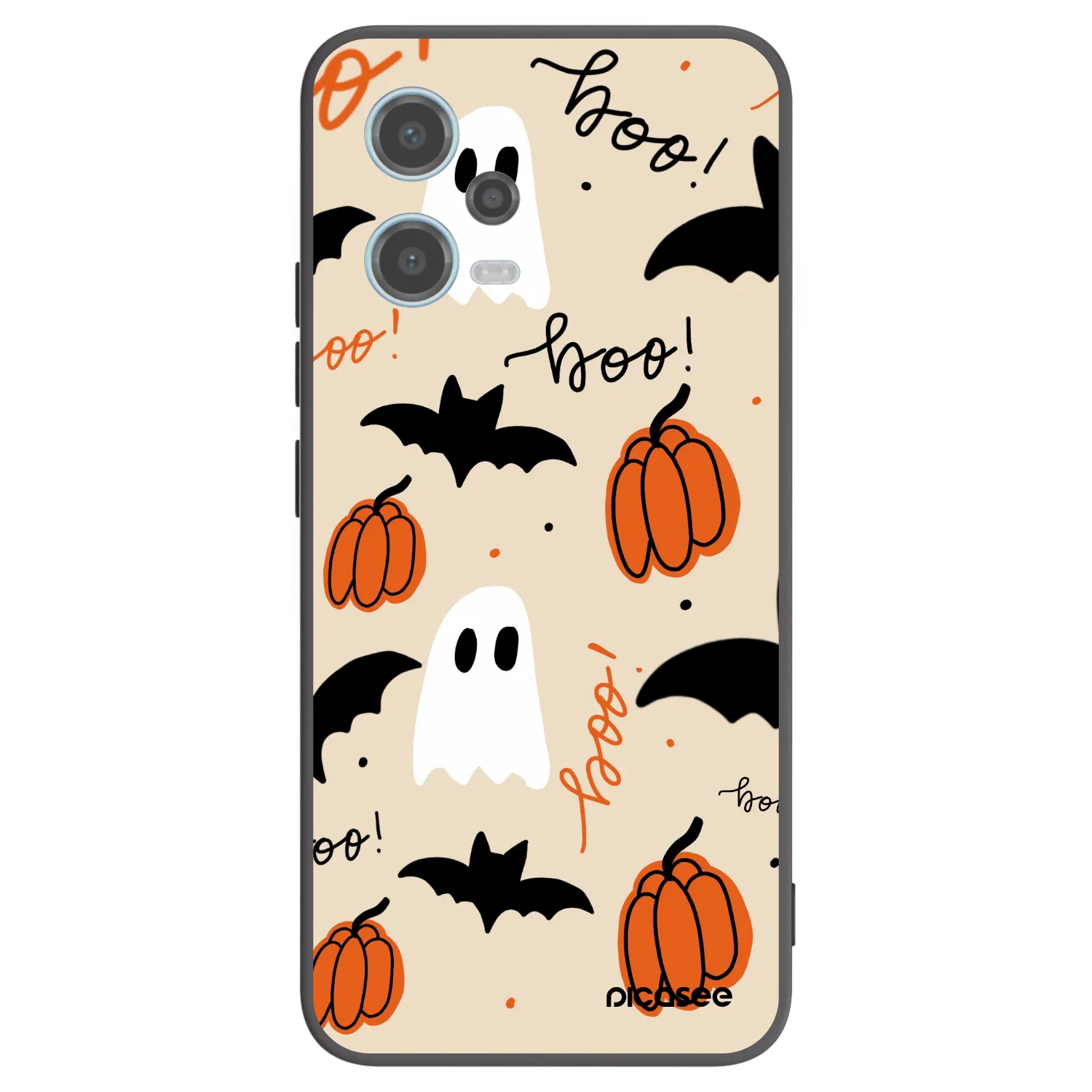 Picasee silikónový čierny obal pre Xiaomi Redmi Note 12 5G - Halloween 26